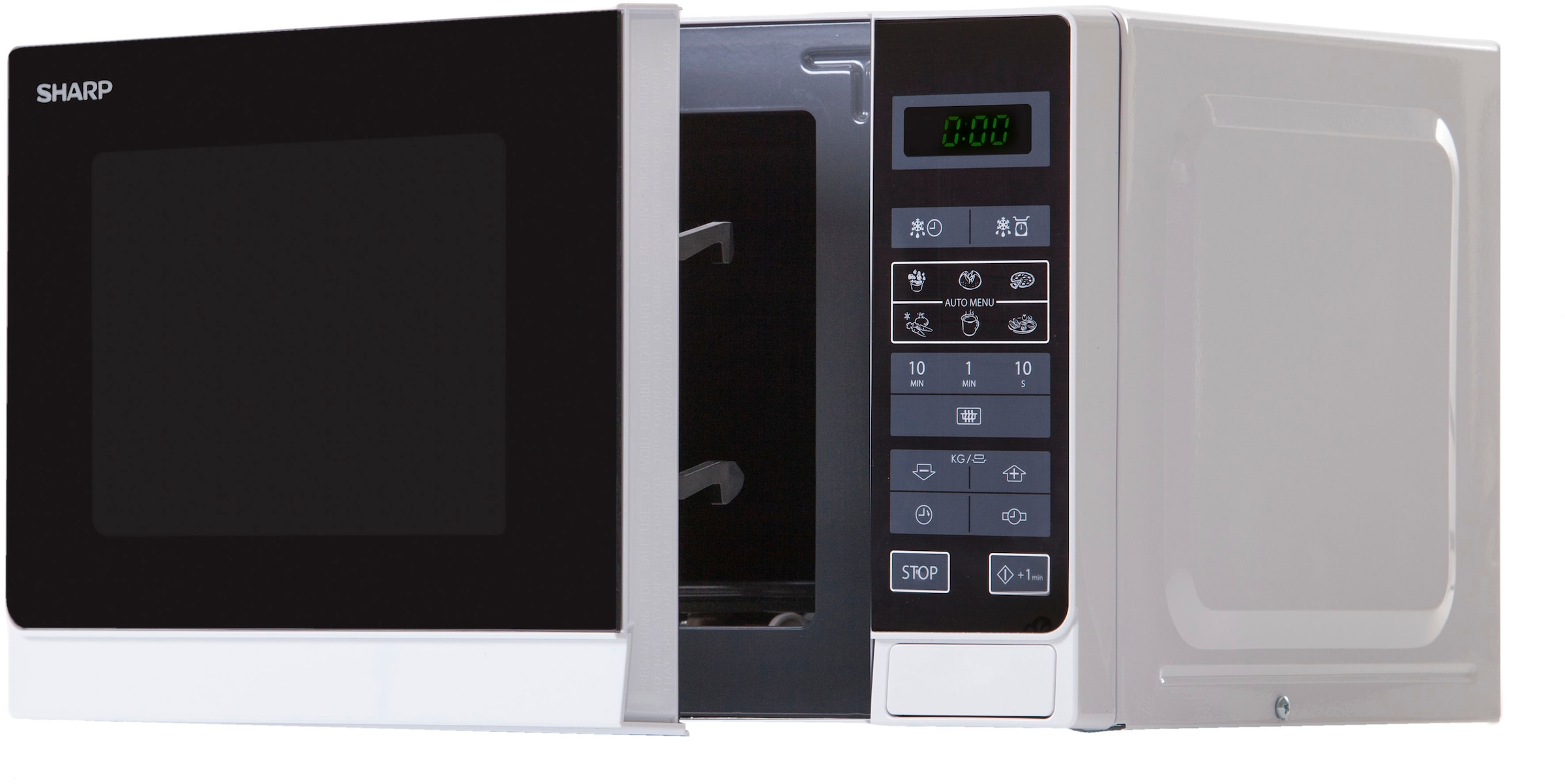Sharp Mikrowelle »R242WW«, Mikrowelle, 800 W