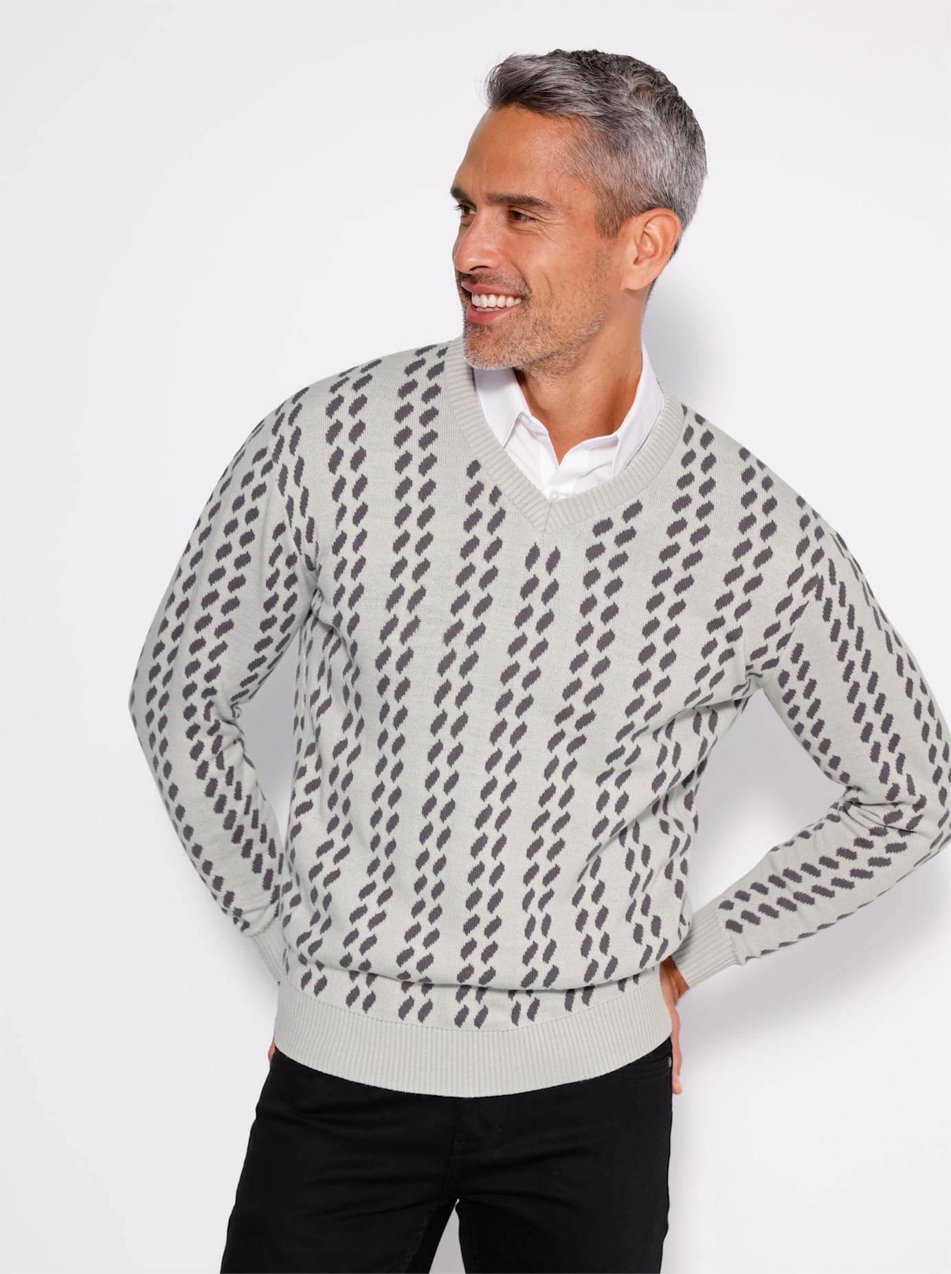Classic V-Ausschnitt-Pullover "V-Pullover"