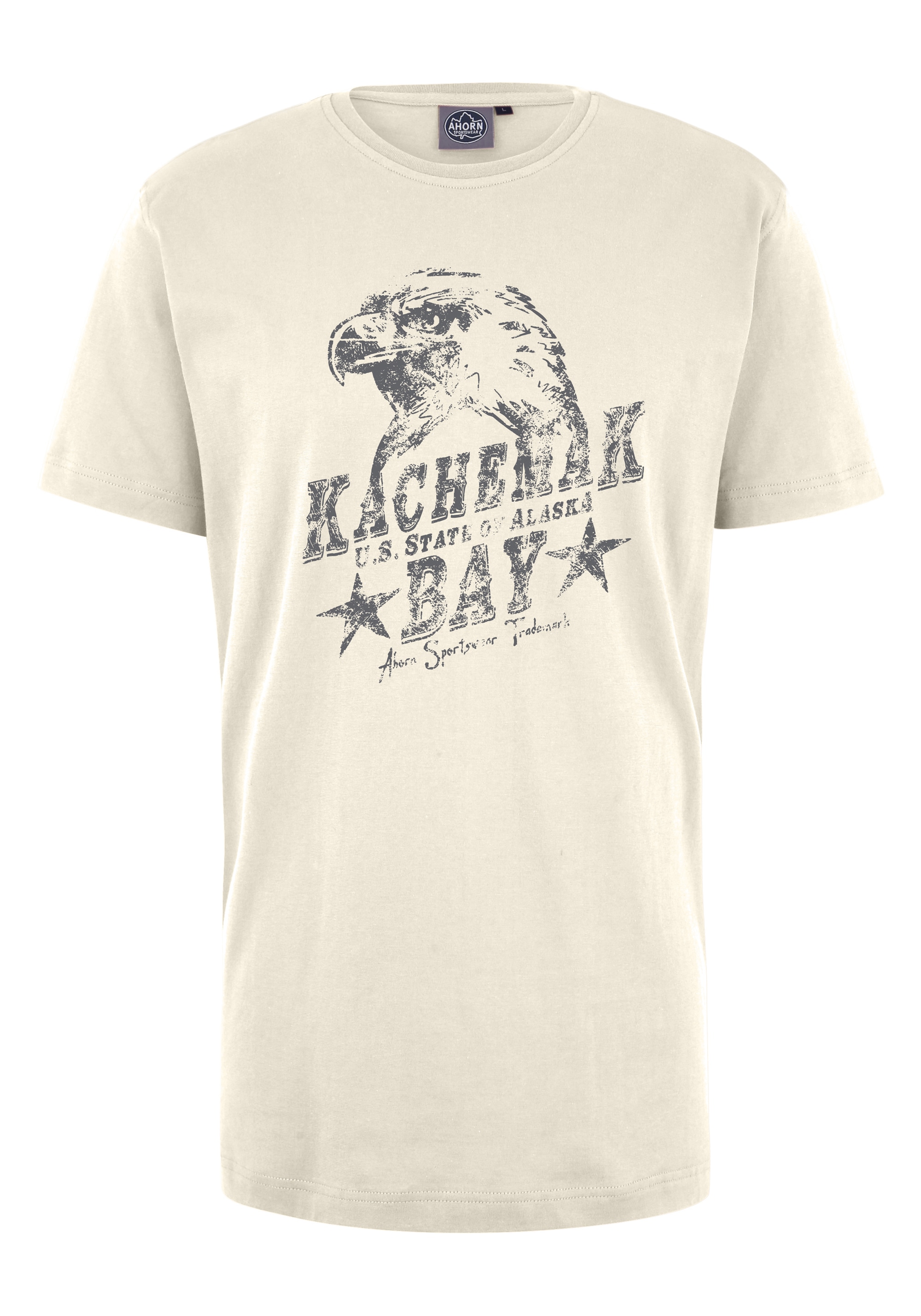 Black Friday AHORN SPORTSWEAR T-Shirt »EAGEL_POPPY SEED«, mit modischem  Frontprint | BAUR