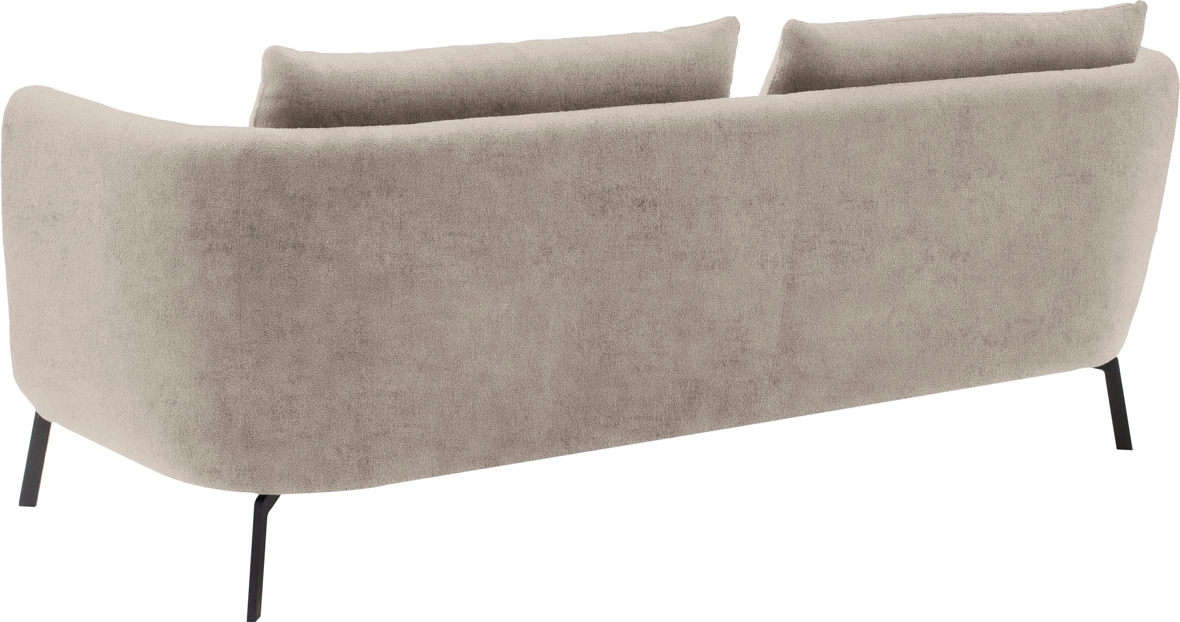 SCHÖNER WOHNEN-Kollektion 3-Sitzer »Pearl - 5 Jahre Hersteller-Garantie, auch in Bouclé«, Maße (B/H/T): 210/71/91 cm, Füße Metall