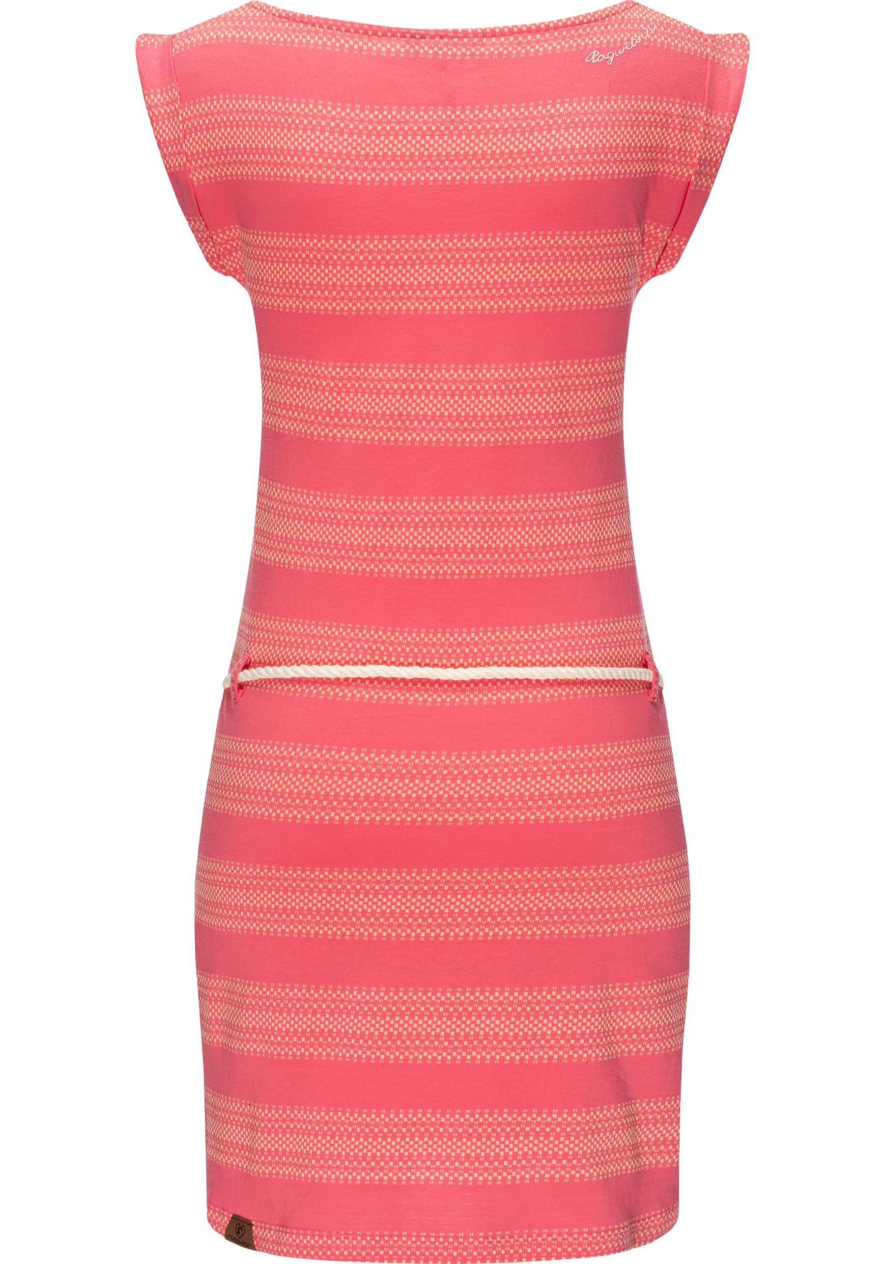 Ragwear Sommerkleid »Tag Blockstripes Intl.«, leichtes Jersey Kleid mit Streifen-Muster