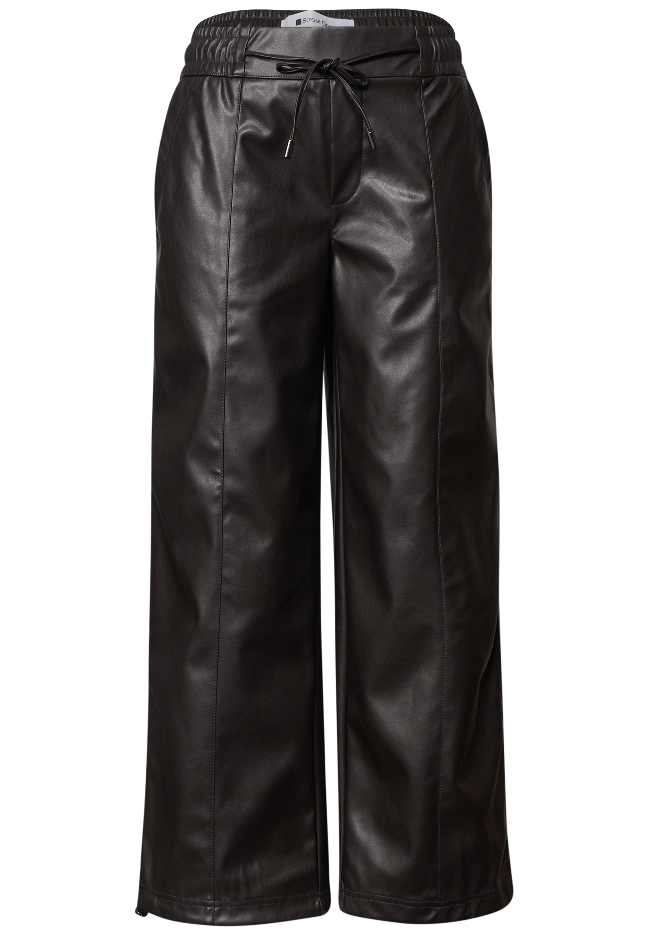 STREET ONE Lederimitathose  High Waist