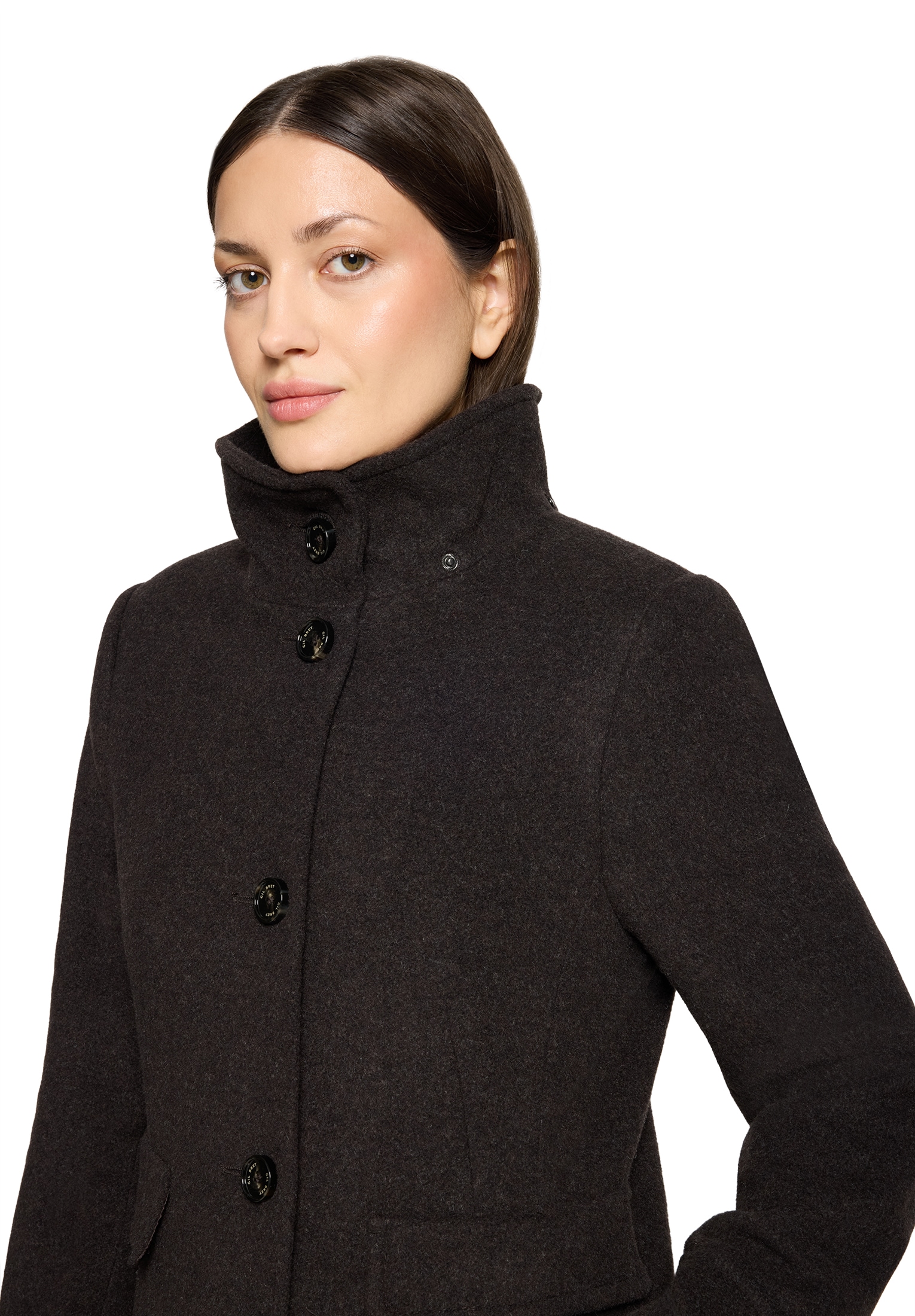 Gil Bret Fleecejacke mit Kapuze mit Kapuze und Wolle