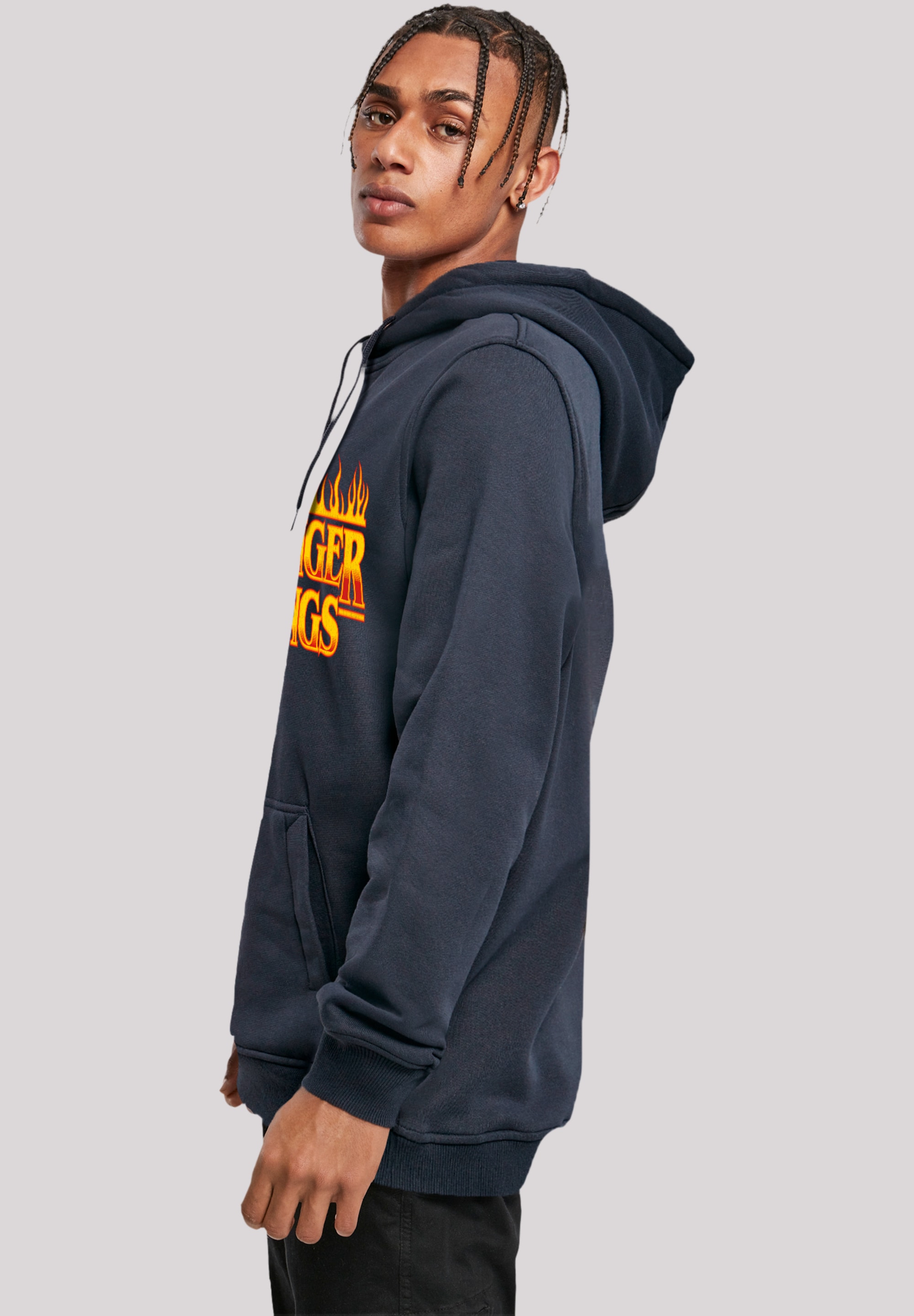 F4NT4STIC Kapuzenpullover »Stranger Things Fire Logo Women Netflix TV Series«, Premium Qualität