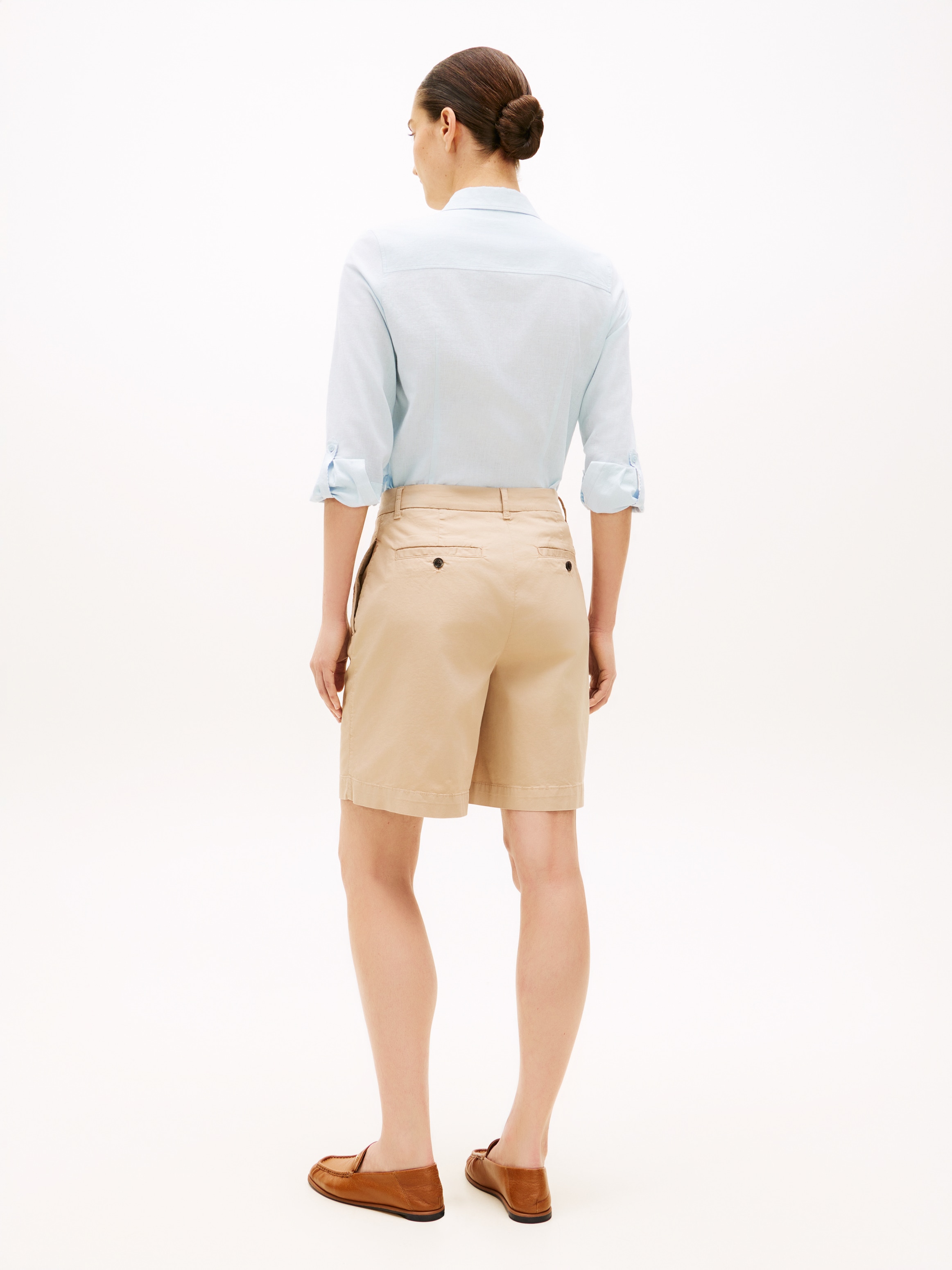 Tommy Hilfiger Chinoshorts »CO GMD BLEND CHINO SHORT«  mit umgeschlagenem Beinabschluss
