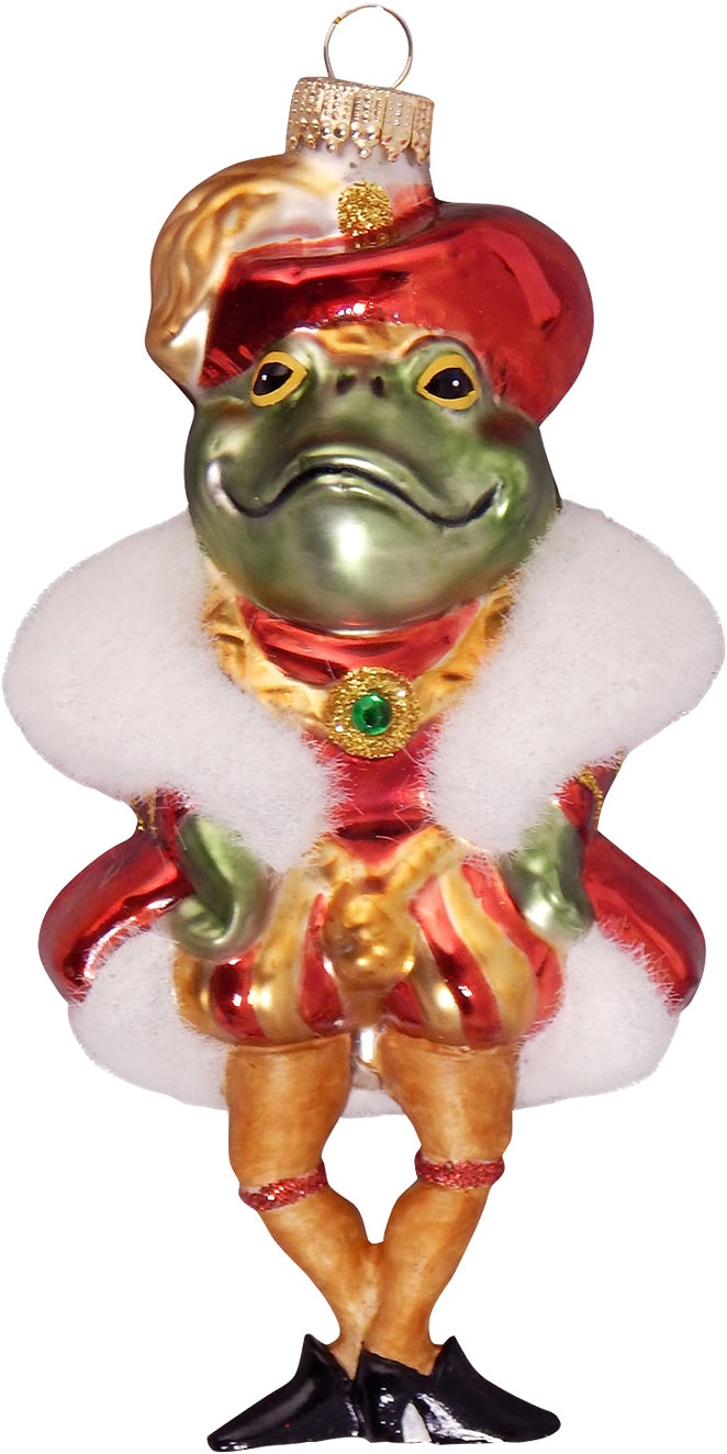 Krebs Glas Lauscha Christbaumschmuck »Frosch-Prinz« Glas, 1 Stück