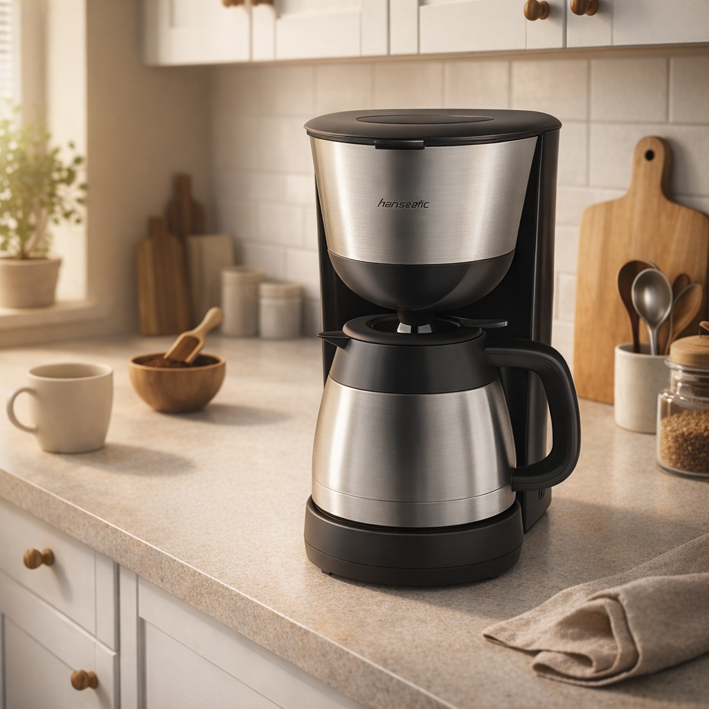 Hanseatic Filterkaffeemaschine "HCM9001TJSD" 1 l Kaffeekanne Papierfilter 1 günstig online kaufen