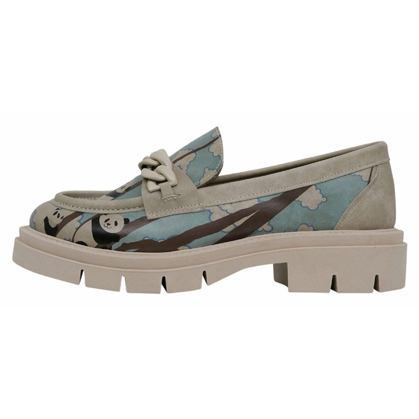 DOGO "Cindy Loafer Panda Hug Damen Halbschuhe" Handgefertigt