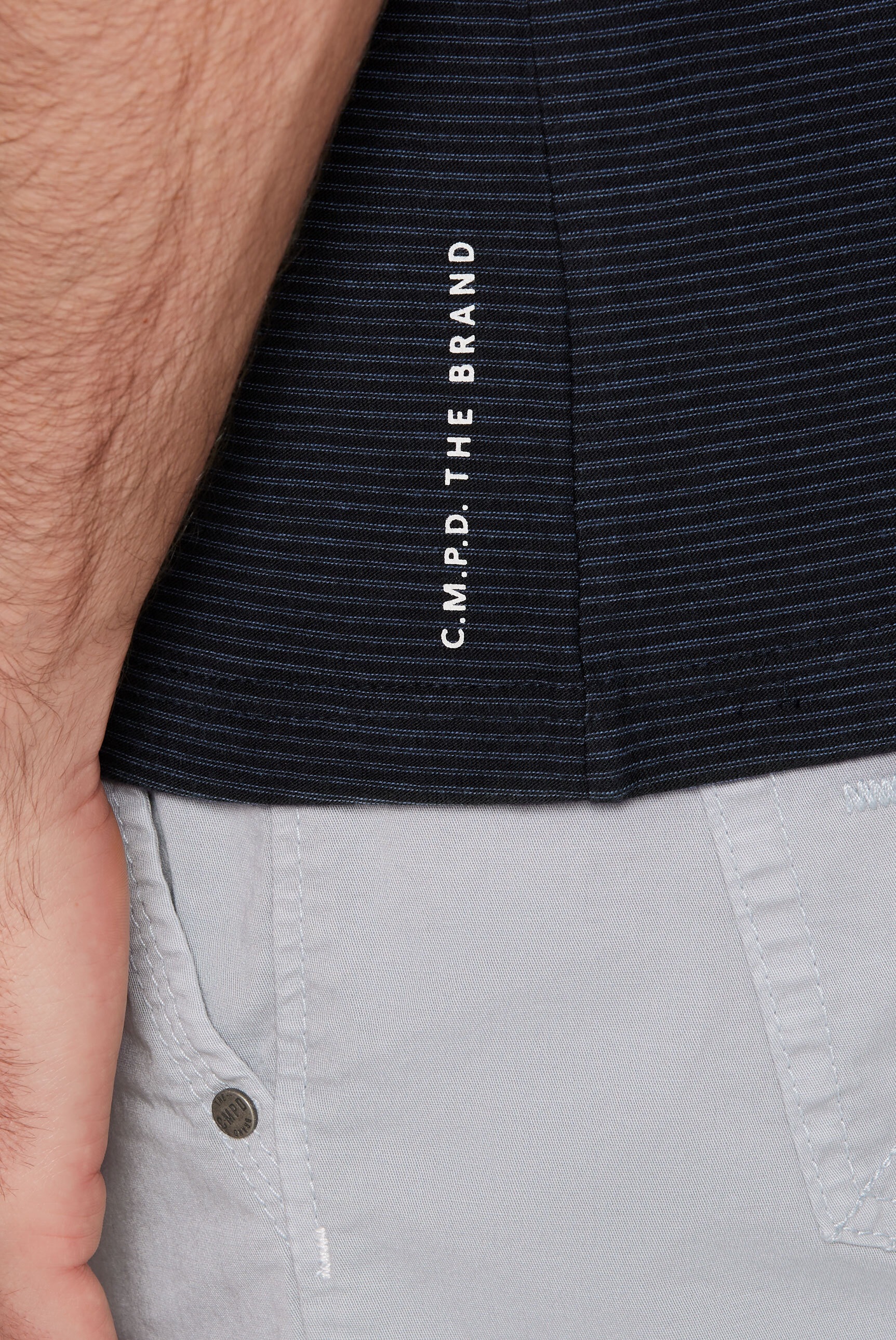 CMPD V-Shirt, aus Baumwolle