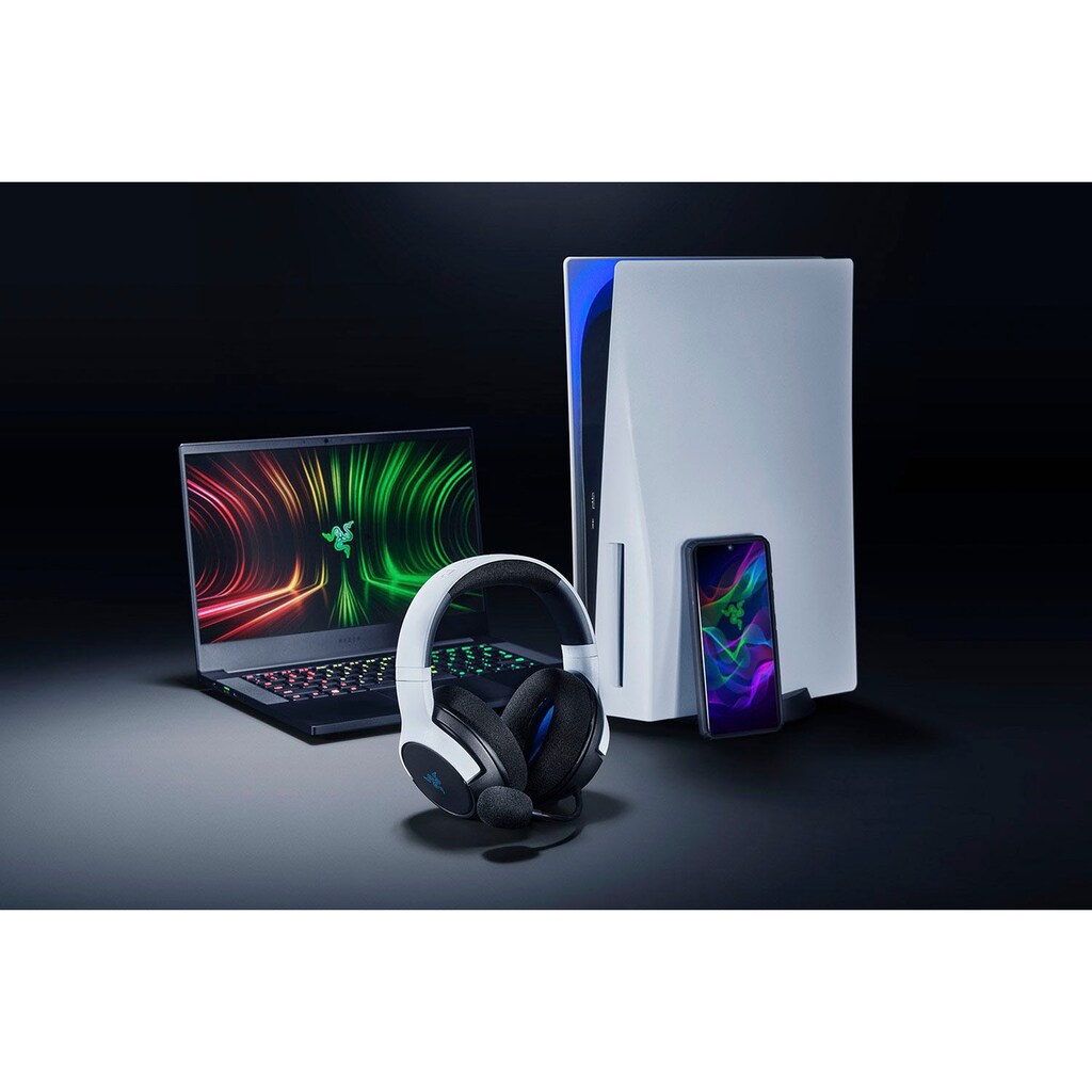 RAZER Gaming-Headset »RAZER Kaira for Playstation«, Bluetooth-WLAN (WiFi), Mikrofon abnehmbar