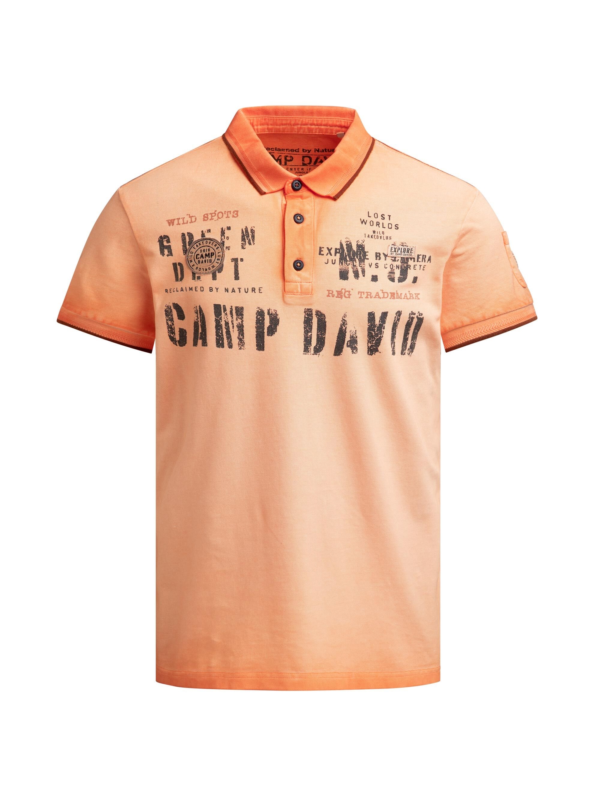 CAMP DAVID Poloshirt aus Baumwolle