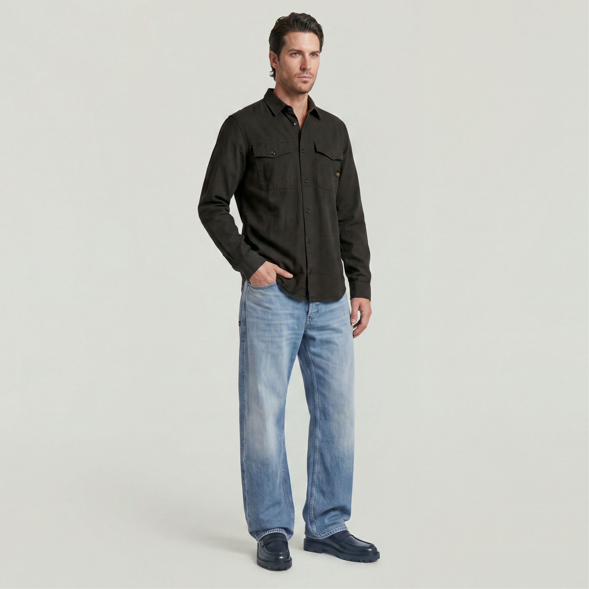 G-STAR Langarmshirt »Marine Slim Hemd«
