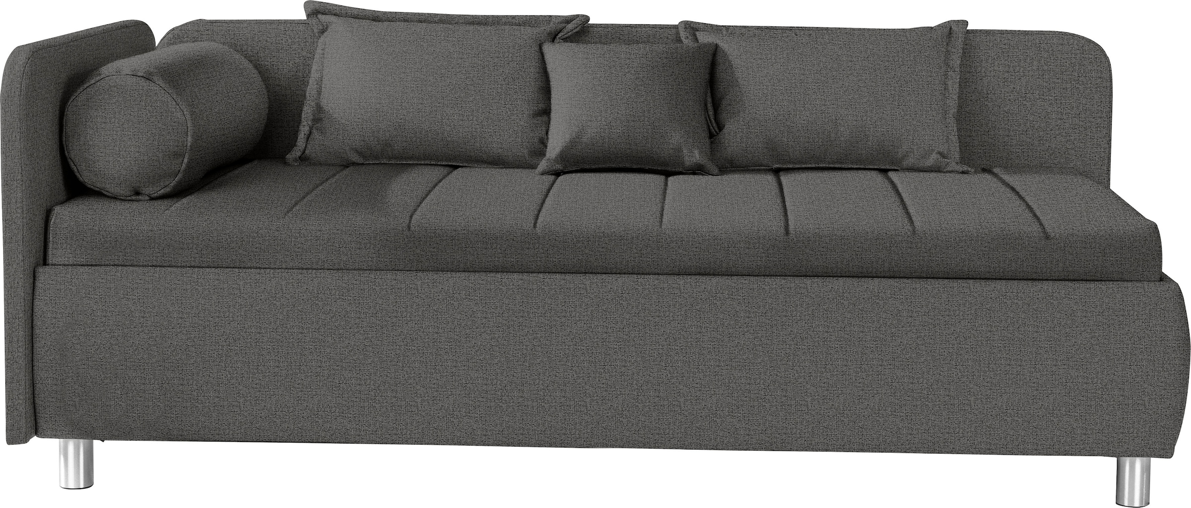 alina Schlafsofa "Kiana", mit Bettkasten und Zierkissen, Liegefläche 90/200 cm oder 100/200 cm