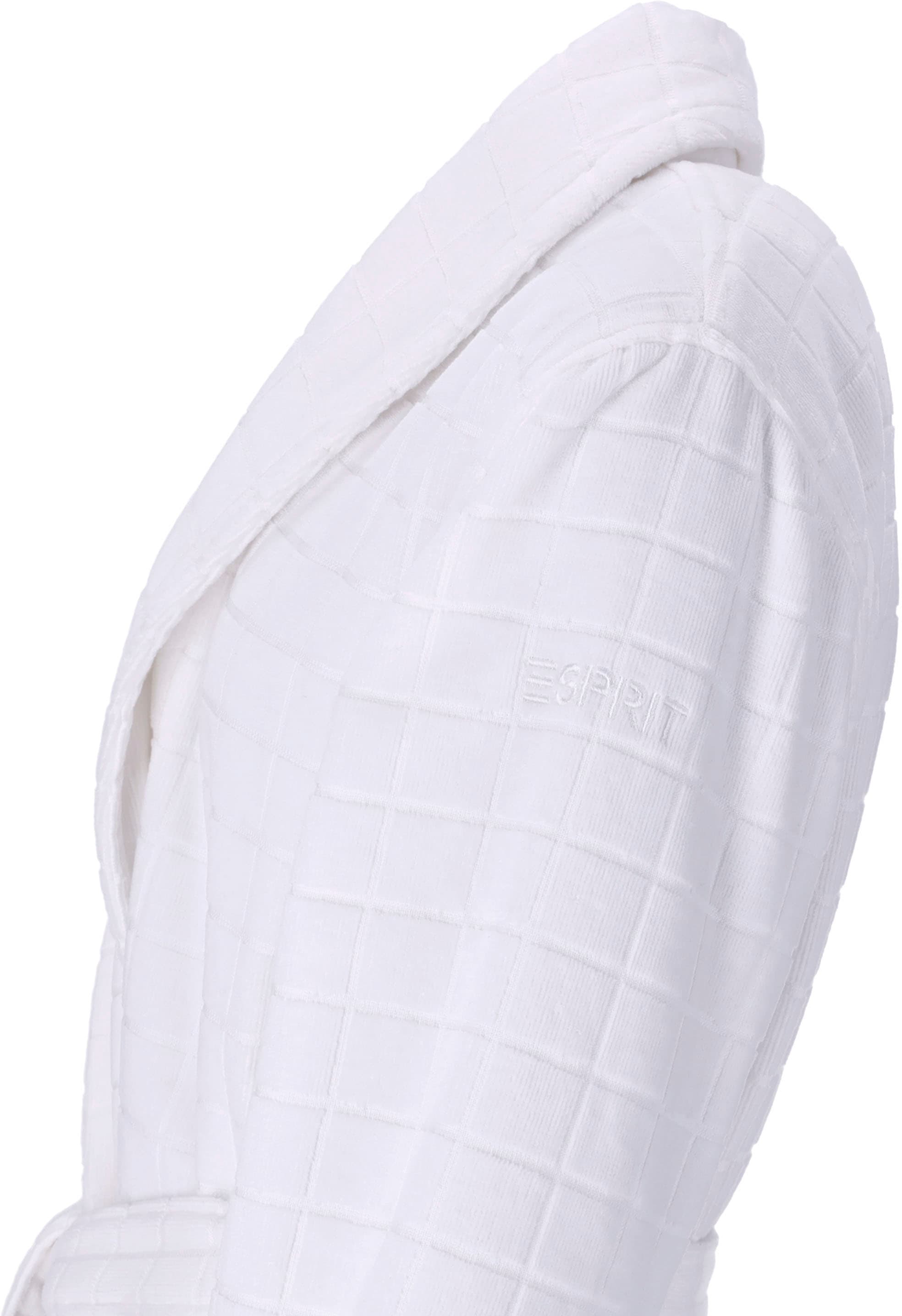 Thumbnail - Esprit Damenbademantel "Mosaic, ideal für Sauna & Spa, Hotelbademantel, Morgenmantel" 1 Stk.