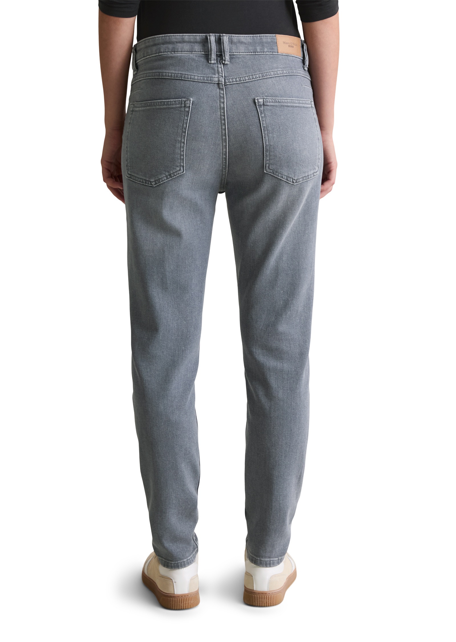 Thumbnail - Marc OPolo DENIM Boyfriend-Jeans "aus grauem Stretch-Denim"