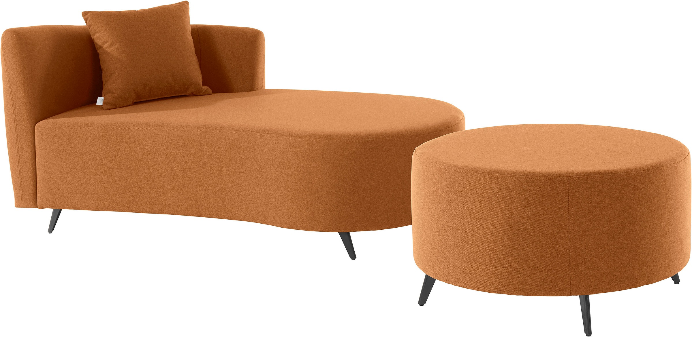 Home affaire Recamiere "Hulby" wahlweise mit und ohne Hocker und Armlehne l günstig online kaufen