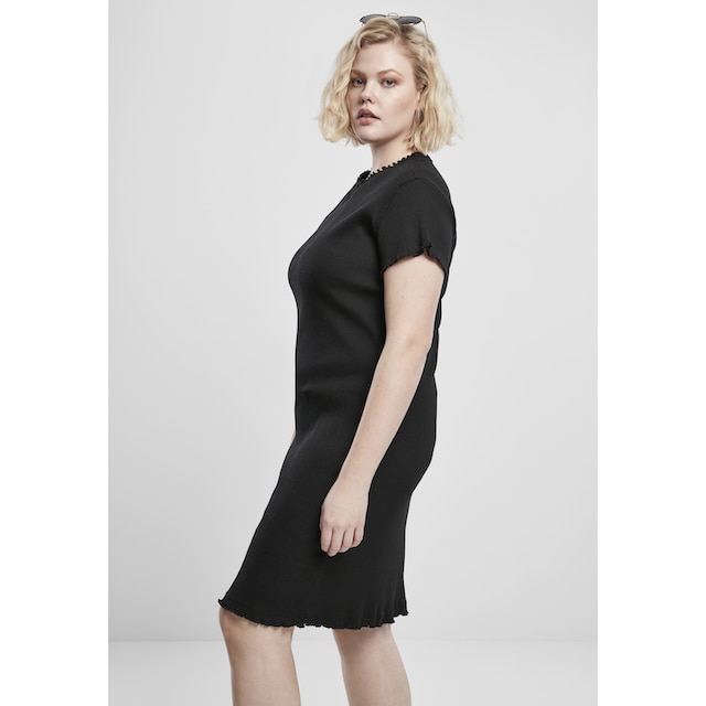 Black Friday URBAN CLASSICS Jerseykleid »Damen Ladies Rib Tee Dress«, (1 tlg.)  | BAUR