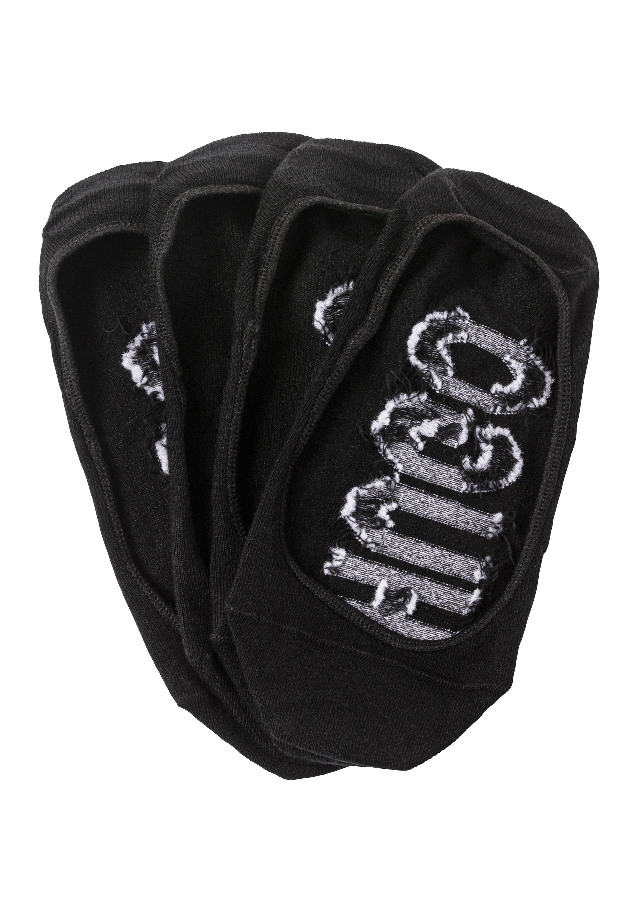 HUGO Underwear Sneakersocken »2P INVISIBLE W«, (Packung, 2 Paar, 2er), mit HUGO Logoschriftzug unter der Sohle