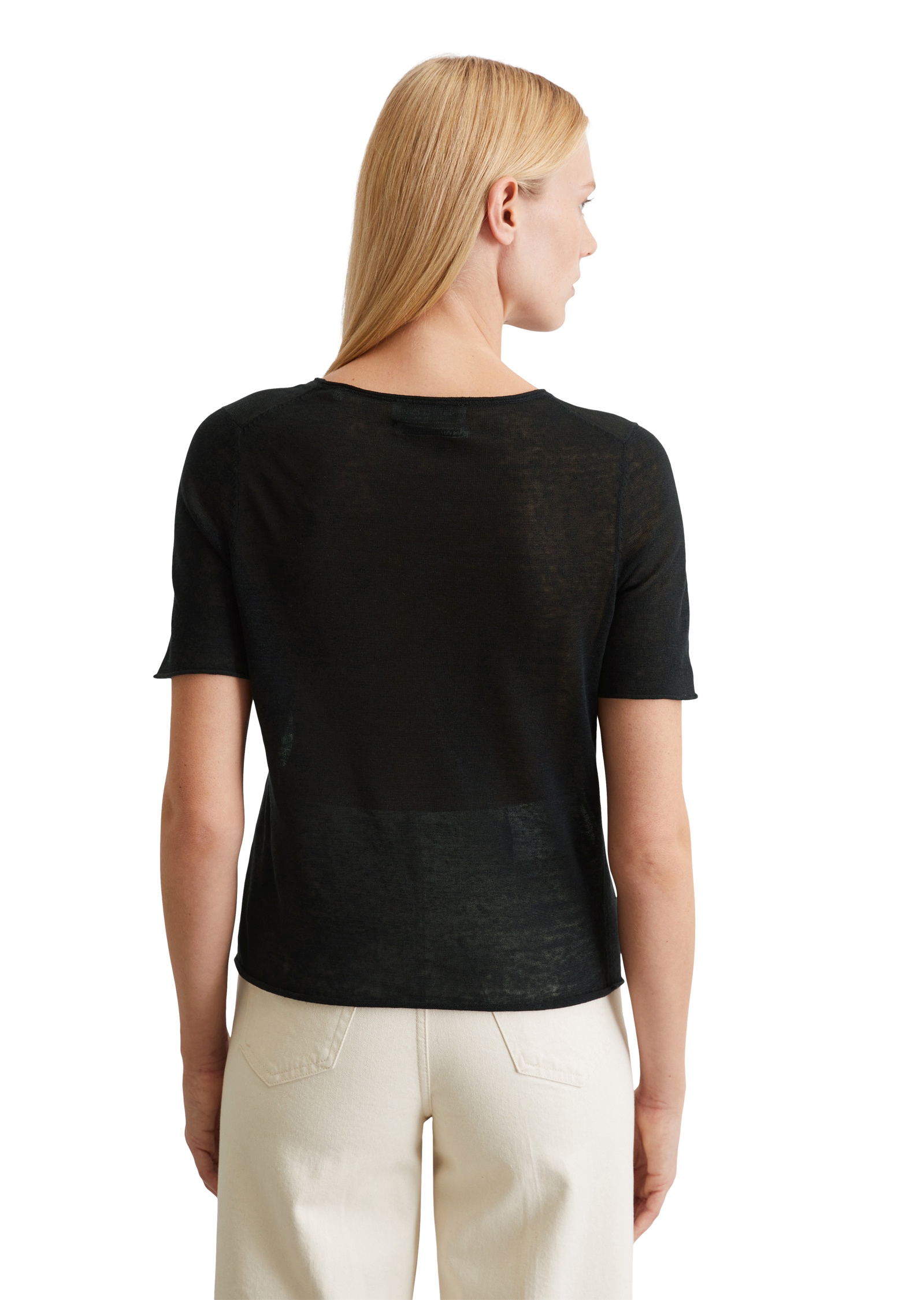 Marc O'Polo Strickpullover »aus reinem Leinen«