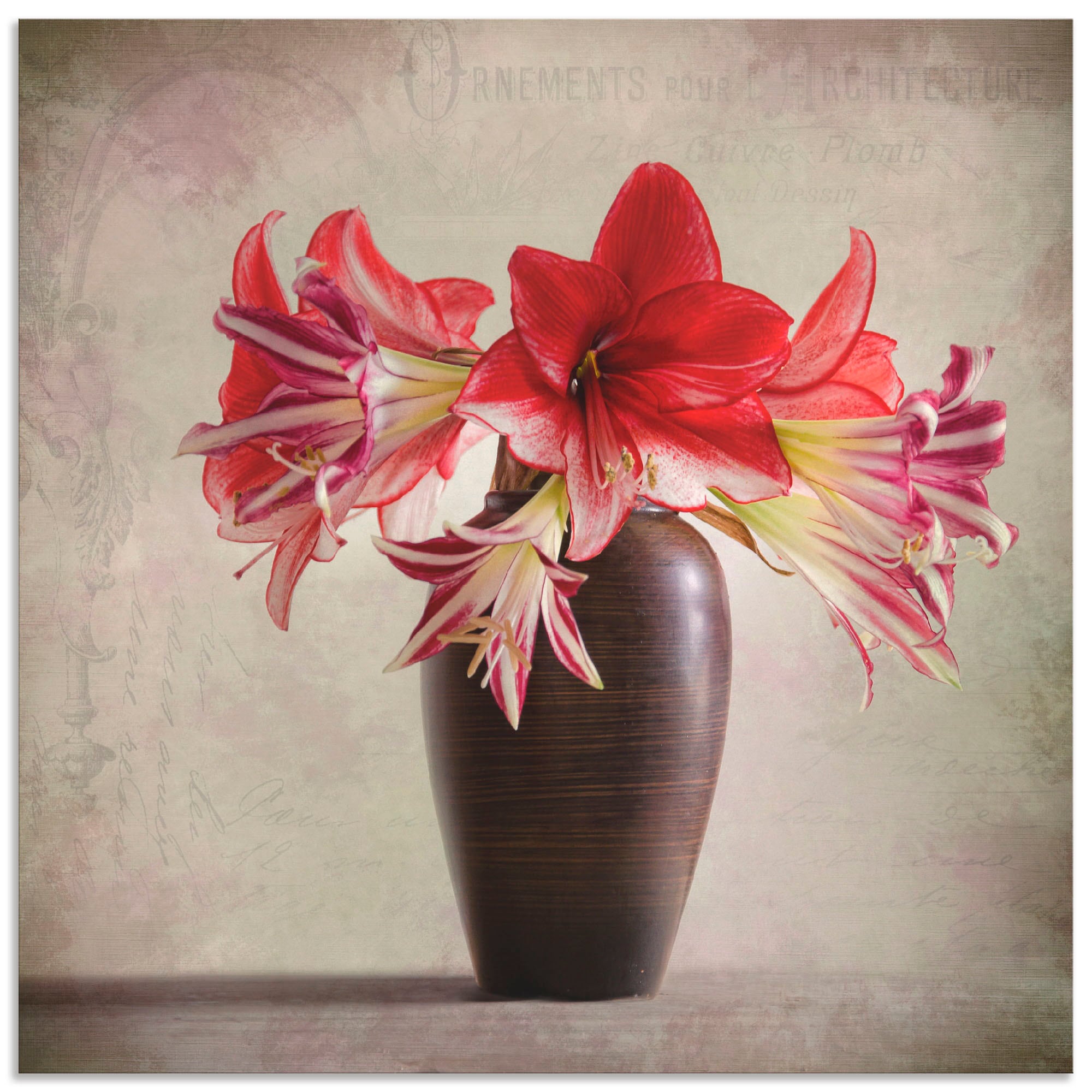 Artland Paveikslas »Amaryllis Vintage II« Blum...