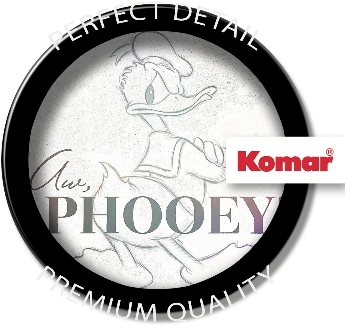 Komar Leinwandbild »Donald Duck Phooey! - Größe 40 x 60 cm«, Disney, (1 St., 40 x 60 cm (Breite x Höhe), Keilrahmenbild mit Echtholzrahmen, Kinderzimmer