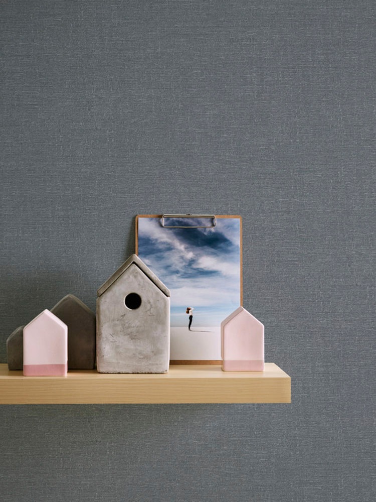 LIVING WALLS Vliestapete "Stories of Life Vliestapete Anthrazit Grau Design Tapete", B/L: 0,53m x 10,05m, Rollen: 1, grau, Wohnzimmer, Tapeten,