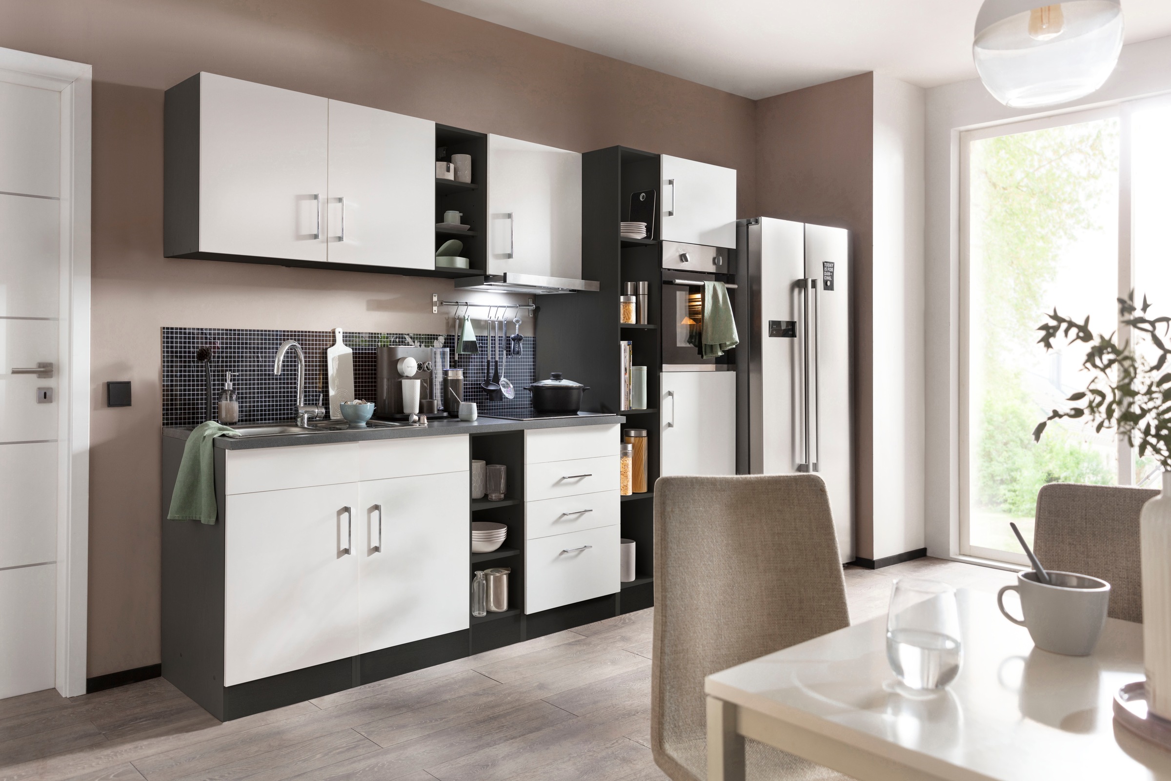 KOCHSTATION Küchenzeile "KS-Paris – Küchen mit einzigartigen Fotomotiven au günstig online kaufen