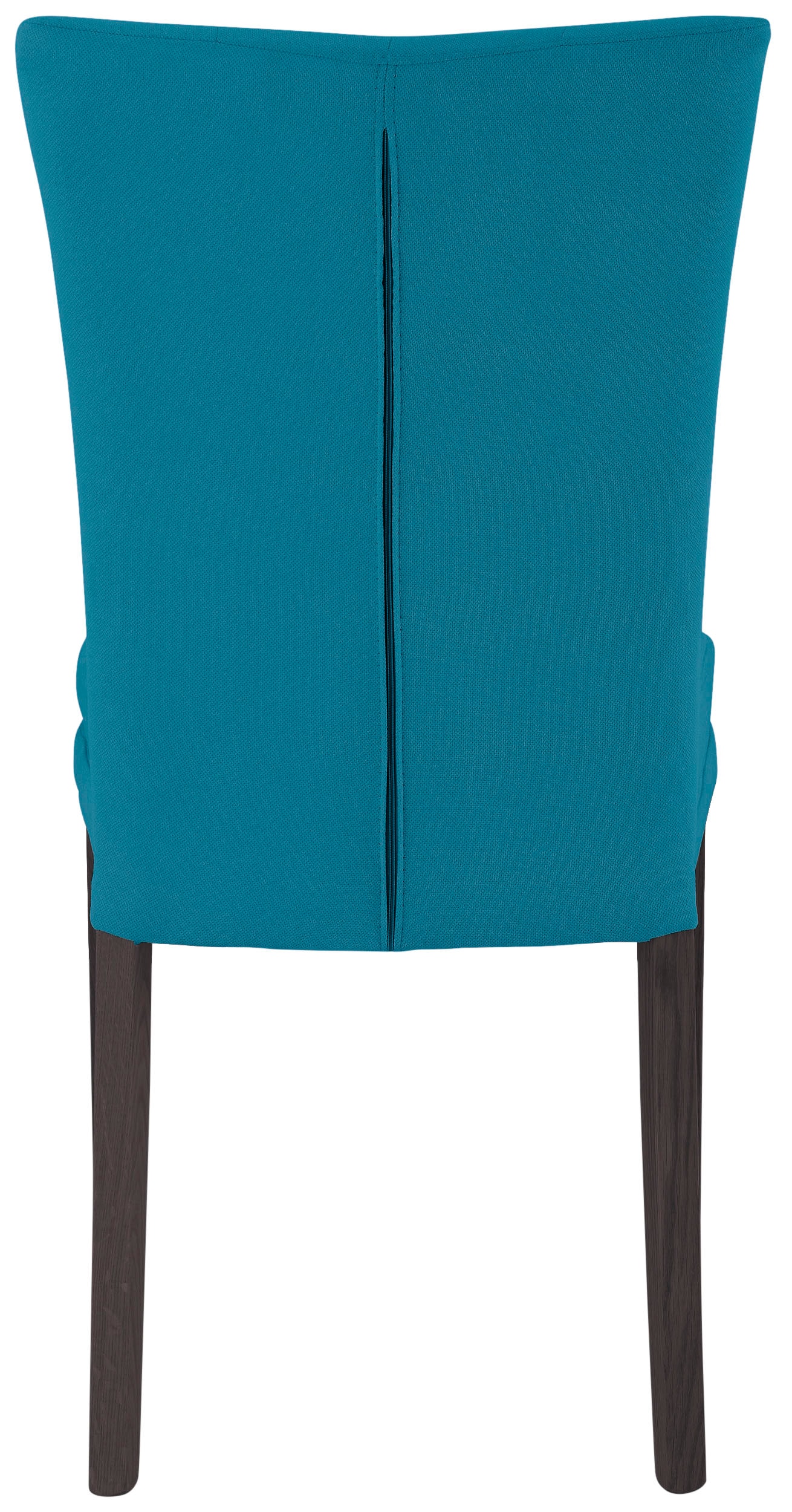 Home affaire 4-Fußstuhl »Colorado«, (Set), 6 St., Luxus-Microfaser, Beine aus Buche, wengefarben lackiert, Im 2er, 4er oder 6er-Set