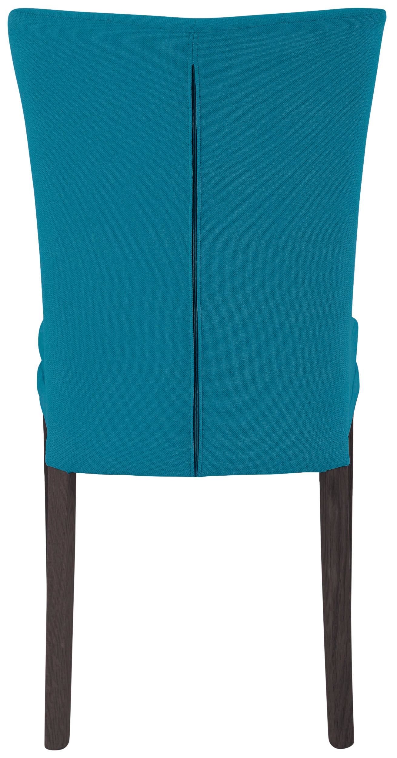 4-Fußstuhl HOME AFFAIRE "Colorado", blau (petrol, wenge), B:46cm H:94,5cm T:59cm, Polyester, Stühle, Beine aus Buche, wengefarben lackiert, Im 2er, 4er oder 6er-Set 3