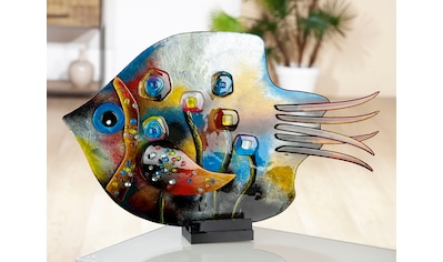 GILDE GLAS art Dekofigur »Skulptur Fisch Fresh Flowers«, (1 St.), Dekoobjekt,... kaufen