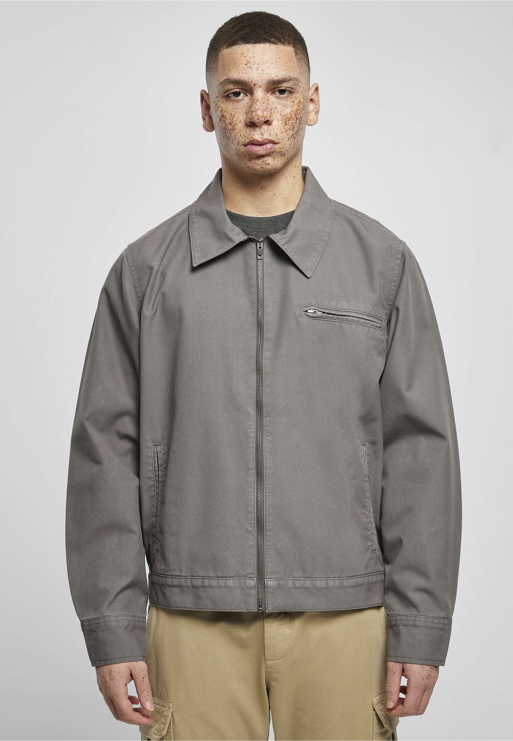 URBAN CLASSICS Funktionsmantel »Urban Classics Herren Overdyed Workwear Jacket«