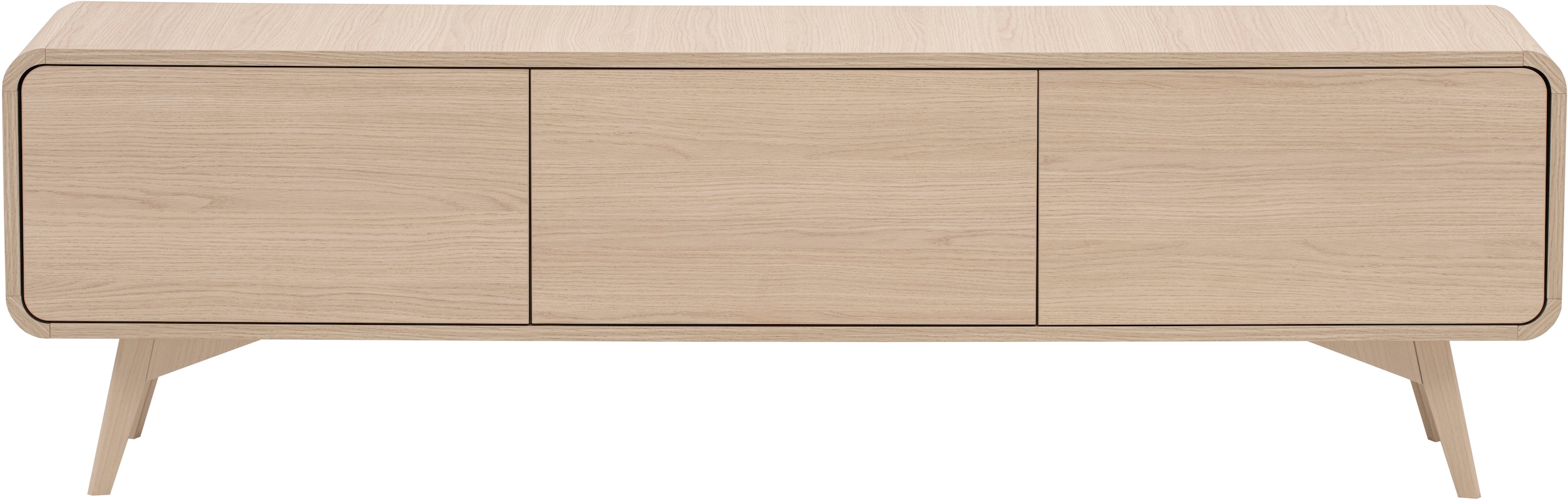 Home affaire Lowboard "Torsby, moderner TV-Schrank, Kommode in Eiche Natur, günstig online kaufen