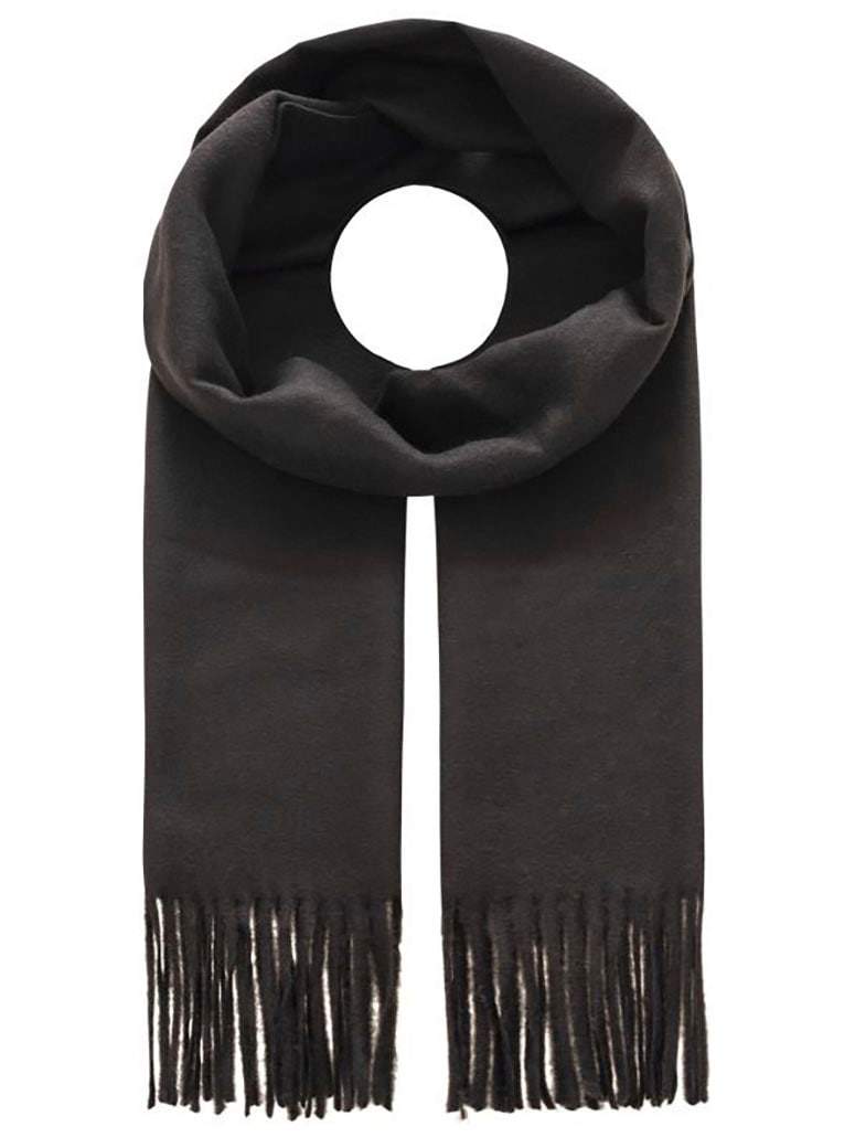 Zwillingsherz Schal ""Wollmix Uni"" mit Fransenabschluss günstig online kaufen