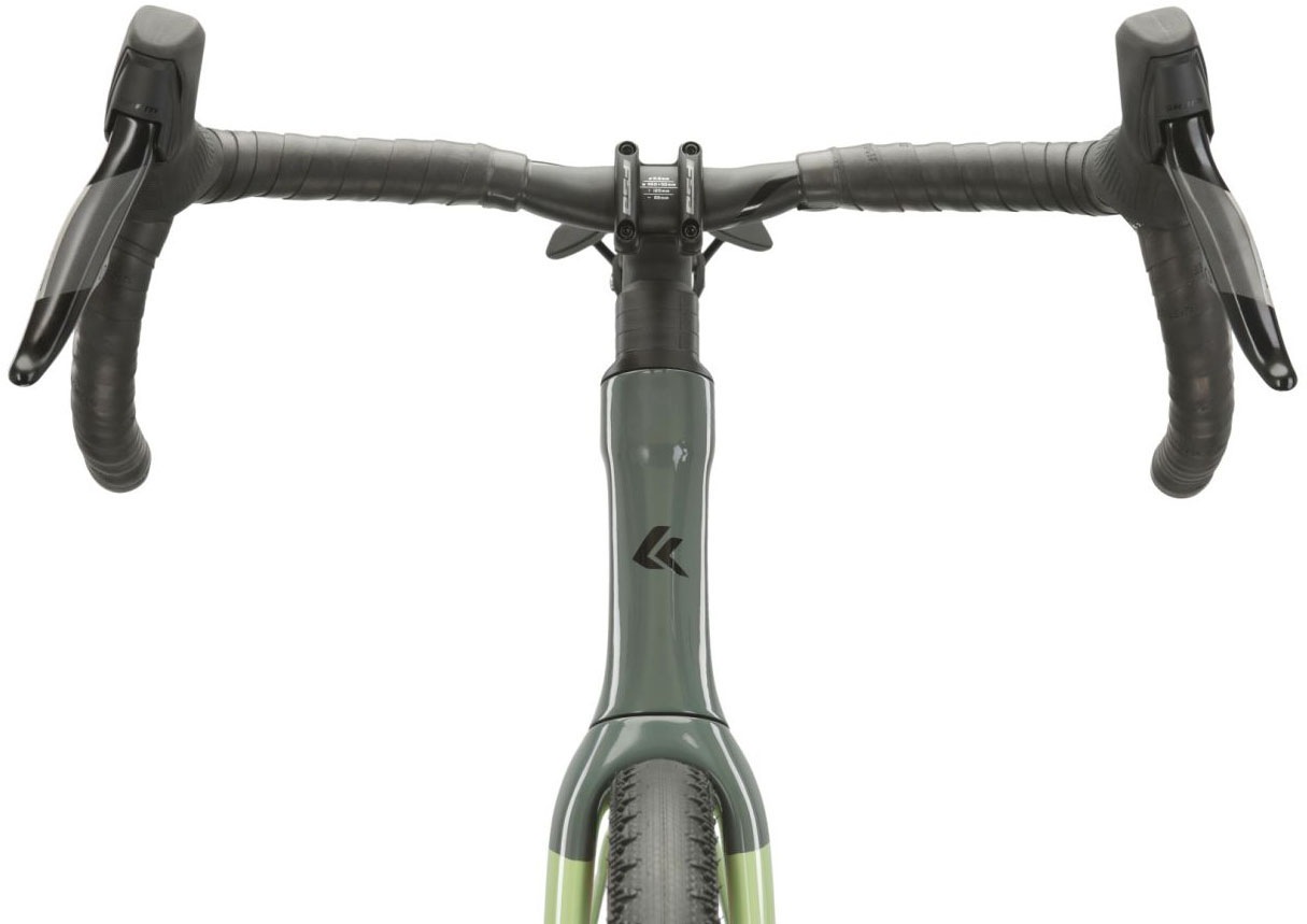 Kross Gravelbike »Gravelbike Carbon Esker RS 2.0 Grau 12 Gänge« 12 Gang SRAM APEX XPLR AXS Schaltwerk Kettenschaltung mit Carbon-Rahmen und -Gabel