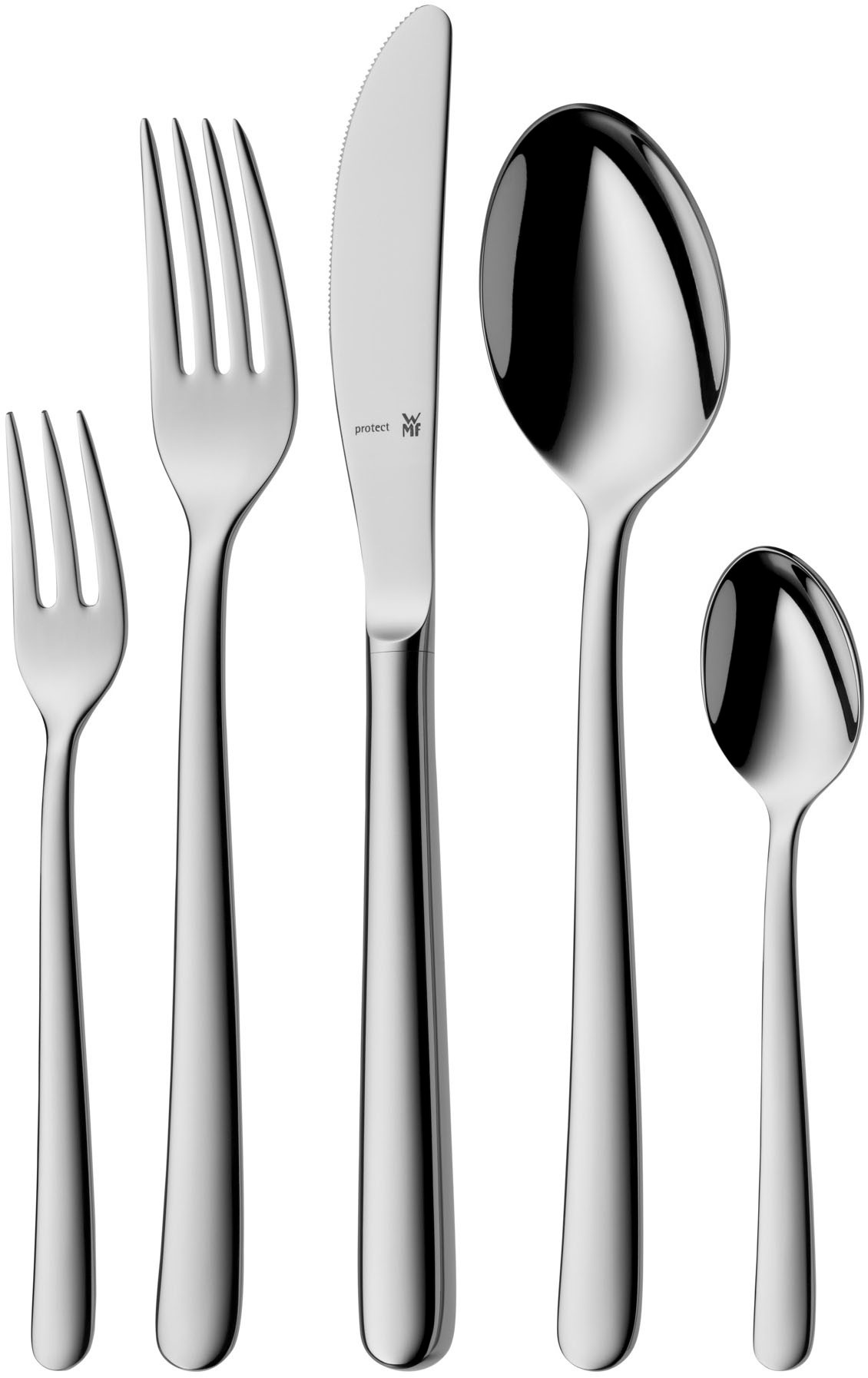 WMF Besteck-Set »Kult Plus«, (Set, 30 tlg.), ergonomisch, Cromargan protect
