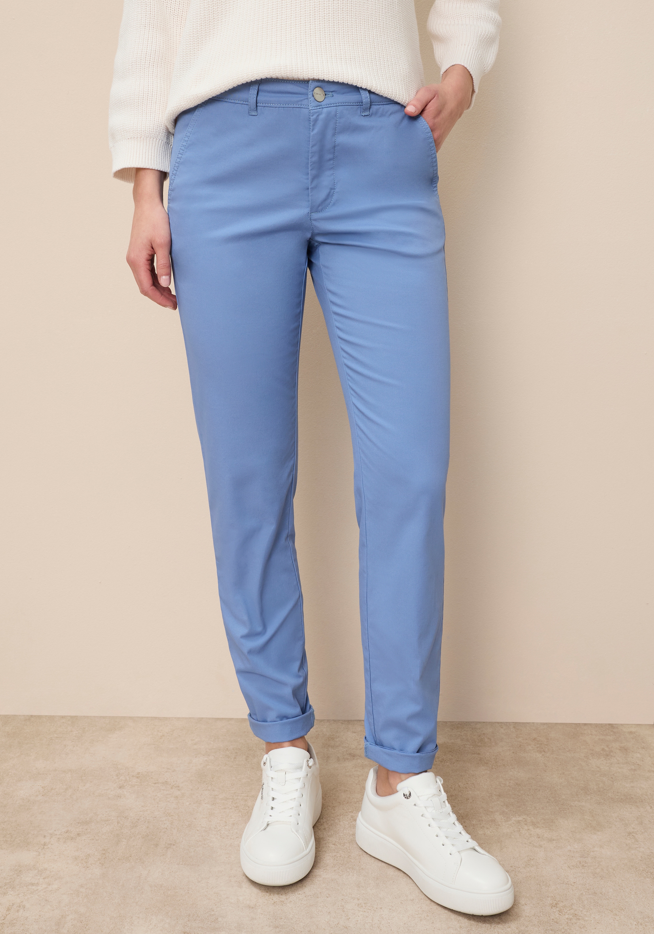 Tamaris Chinohose mit figurbetonter Passform günstig online kaufen