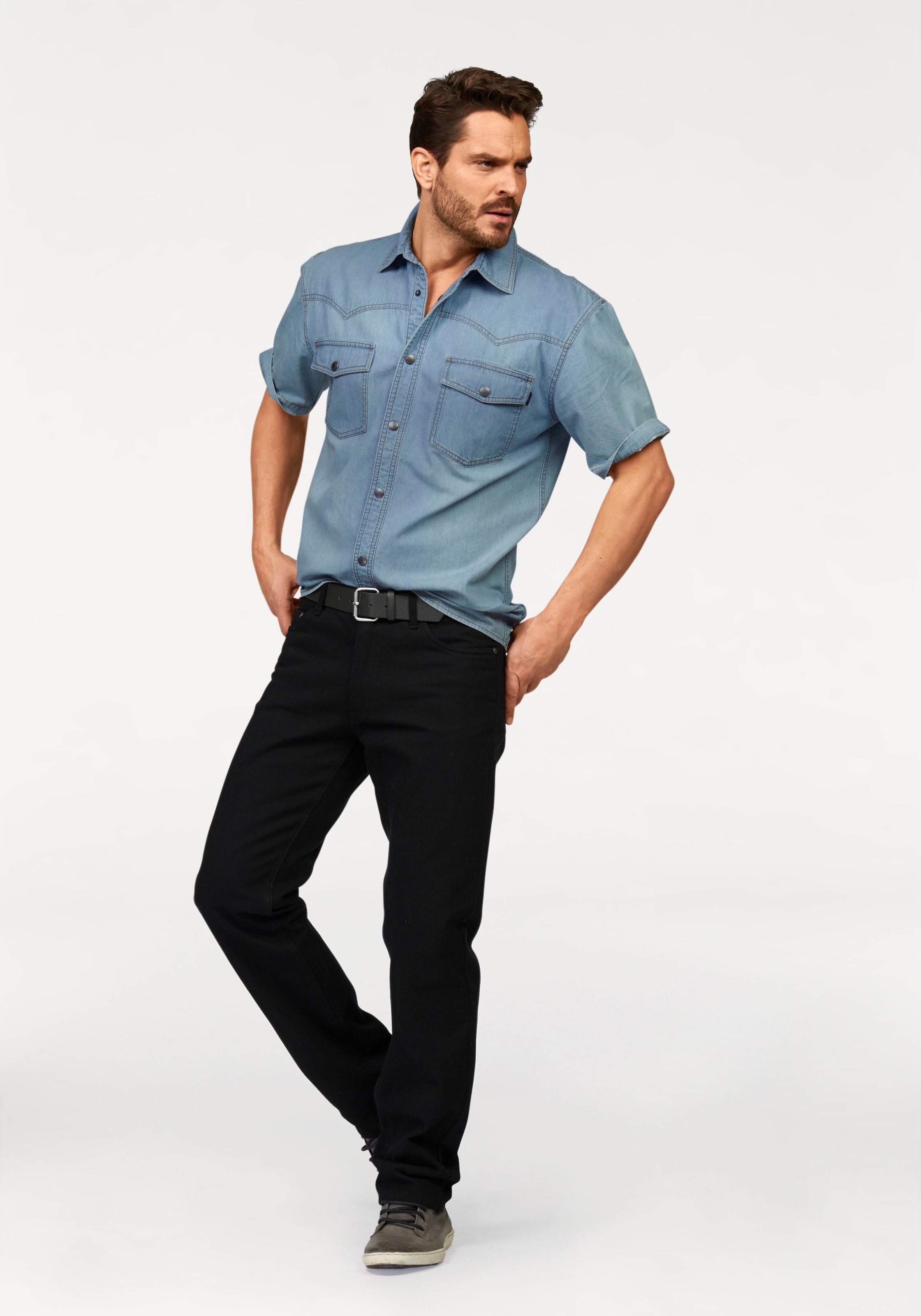 Arizona Men's Denim Shirt Blue Size L 3