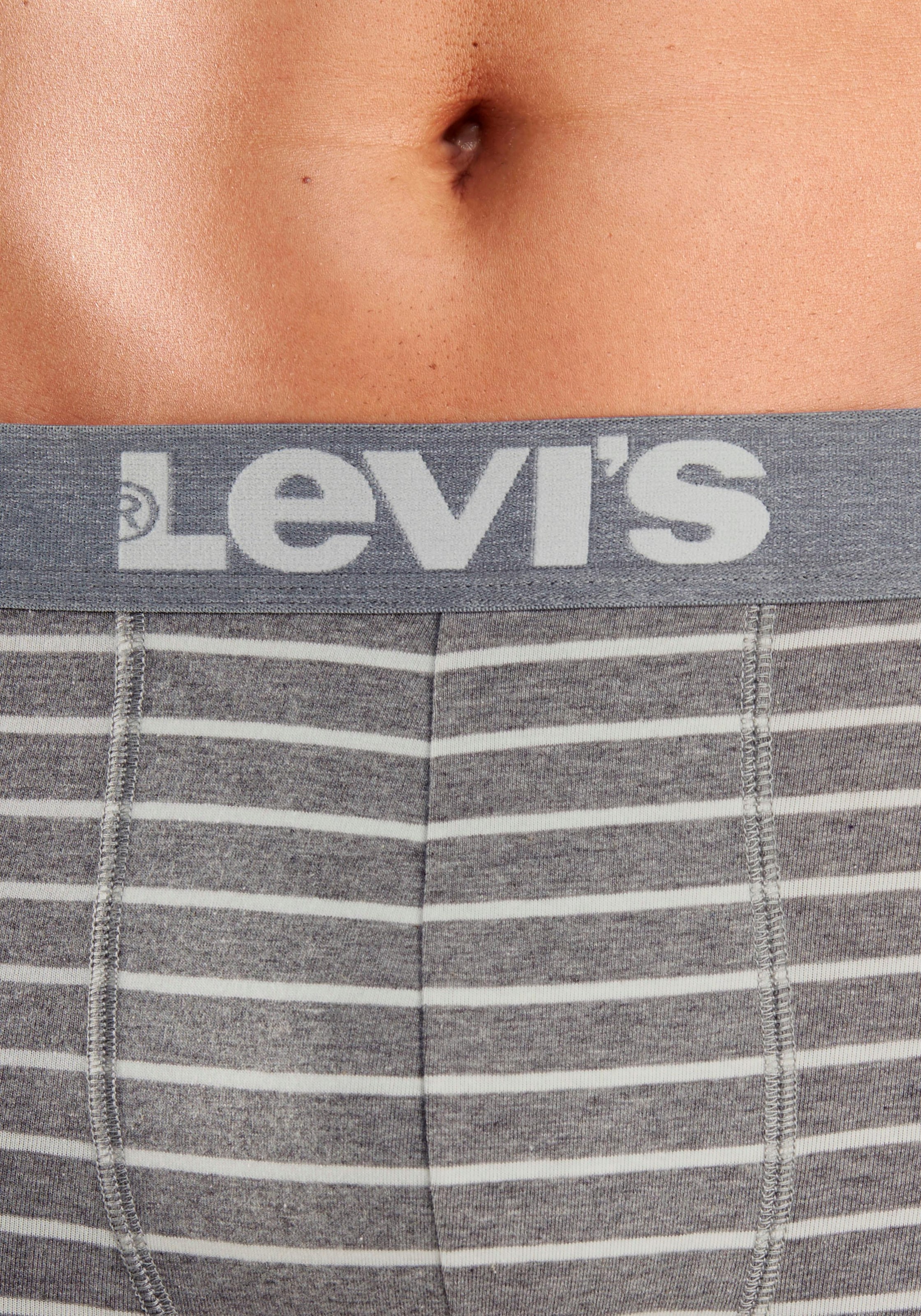 Levi's® Boxer, (Packung, 2 St.), Streifen und Uni