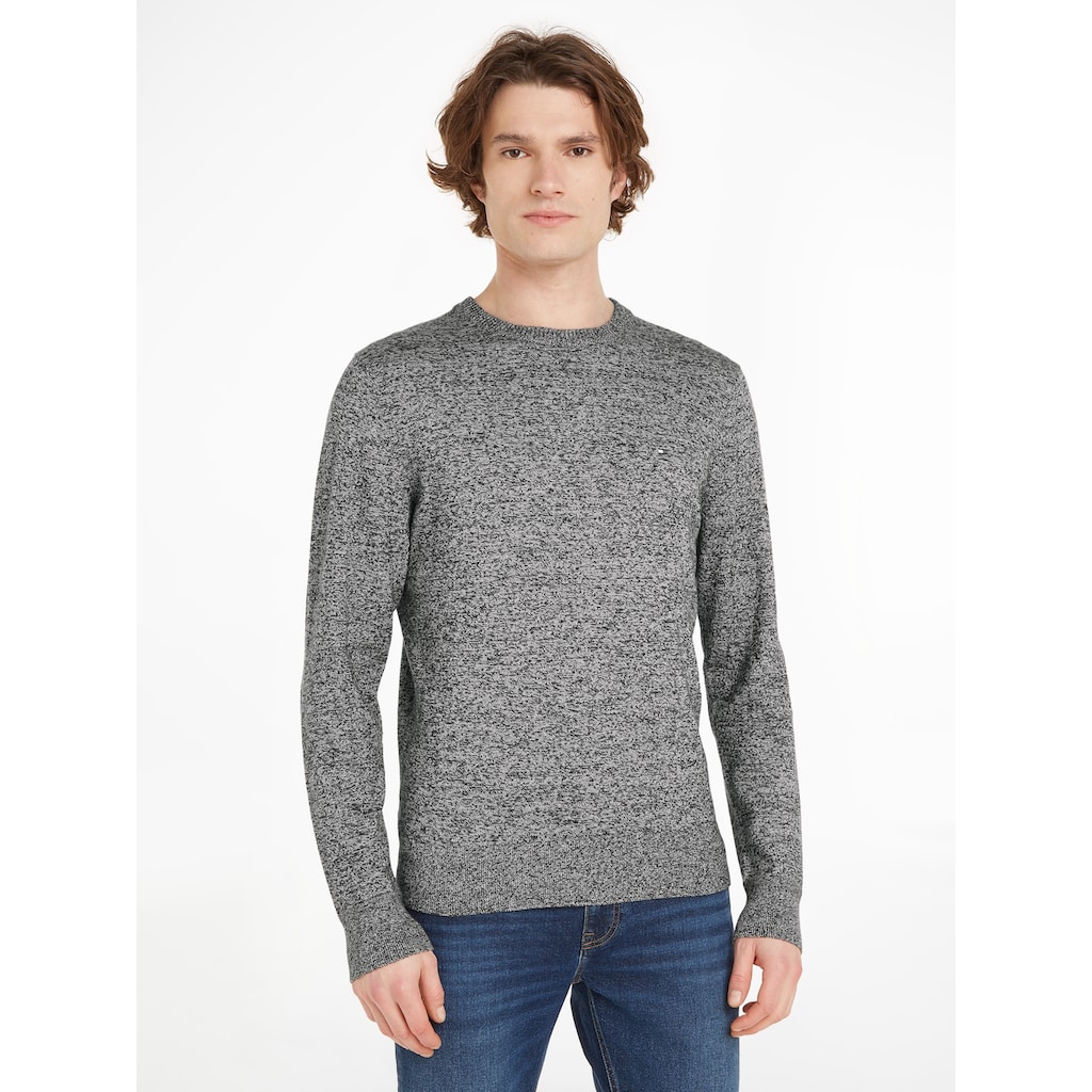 Tommy Hilfiger Rundhalspullover »PIMA ORG CTN CASHMERE CREW NECK«