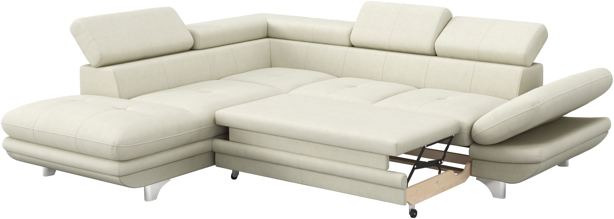 Thumbnail - COTTA Ecksofa "Enterprise L-Form" mit Arm- & Kopfteilverstellung, wahlweise mit Bettfunktion