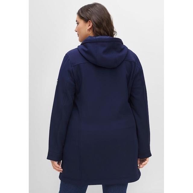 | Kapuze, Softshelljacke Fleece-Innenseite für BAUR Sheego mit Größen«, »Große weicher mit bestellen