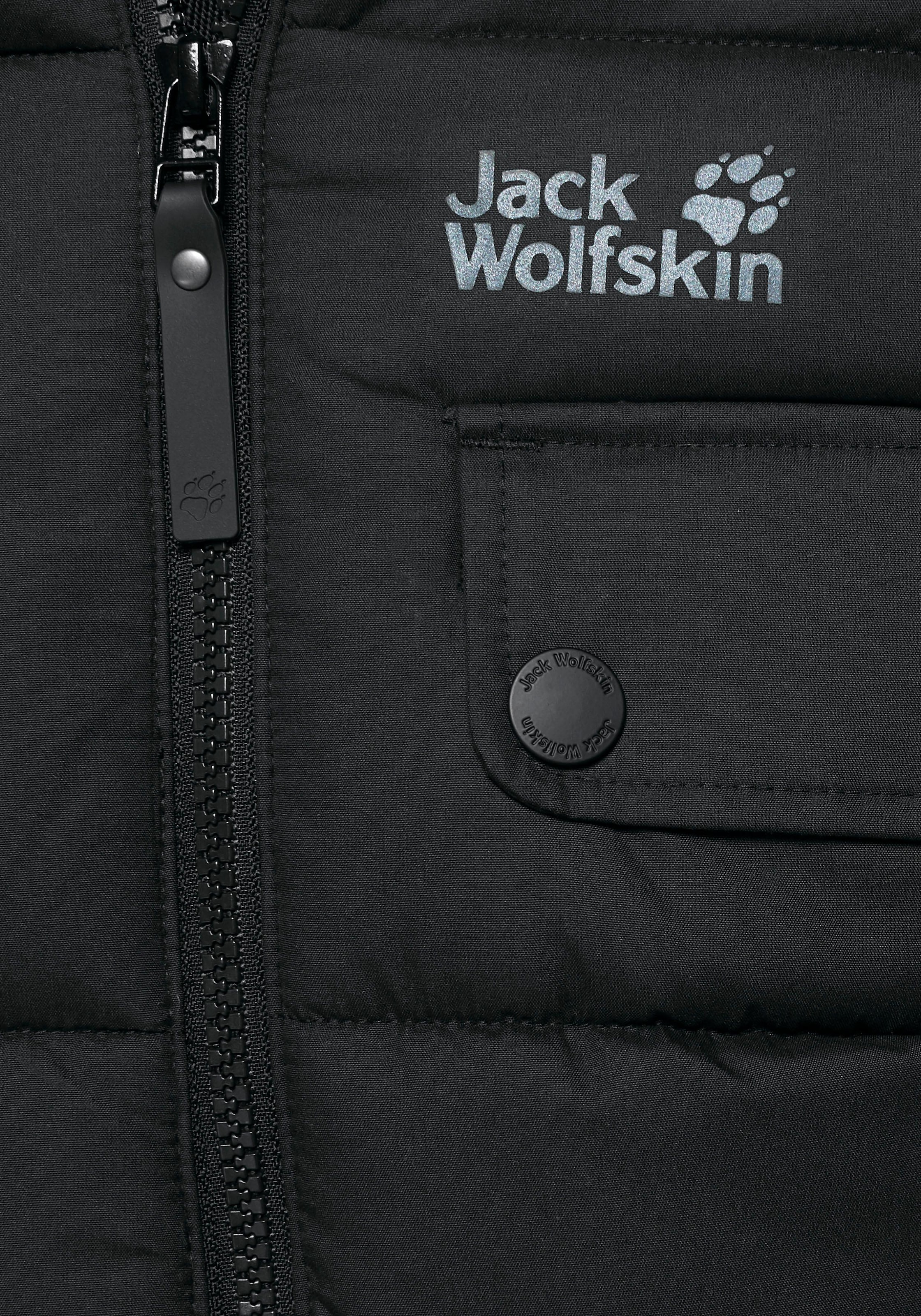 Jack Wolfskin Steppjacke »KYOTO«, mit Kapuze