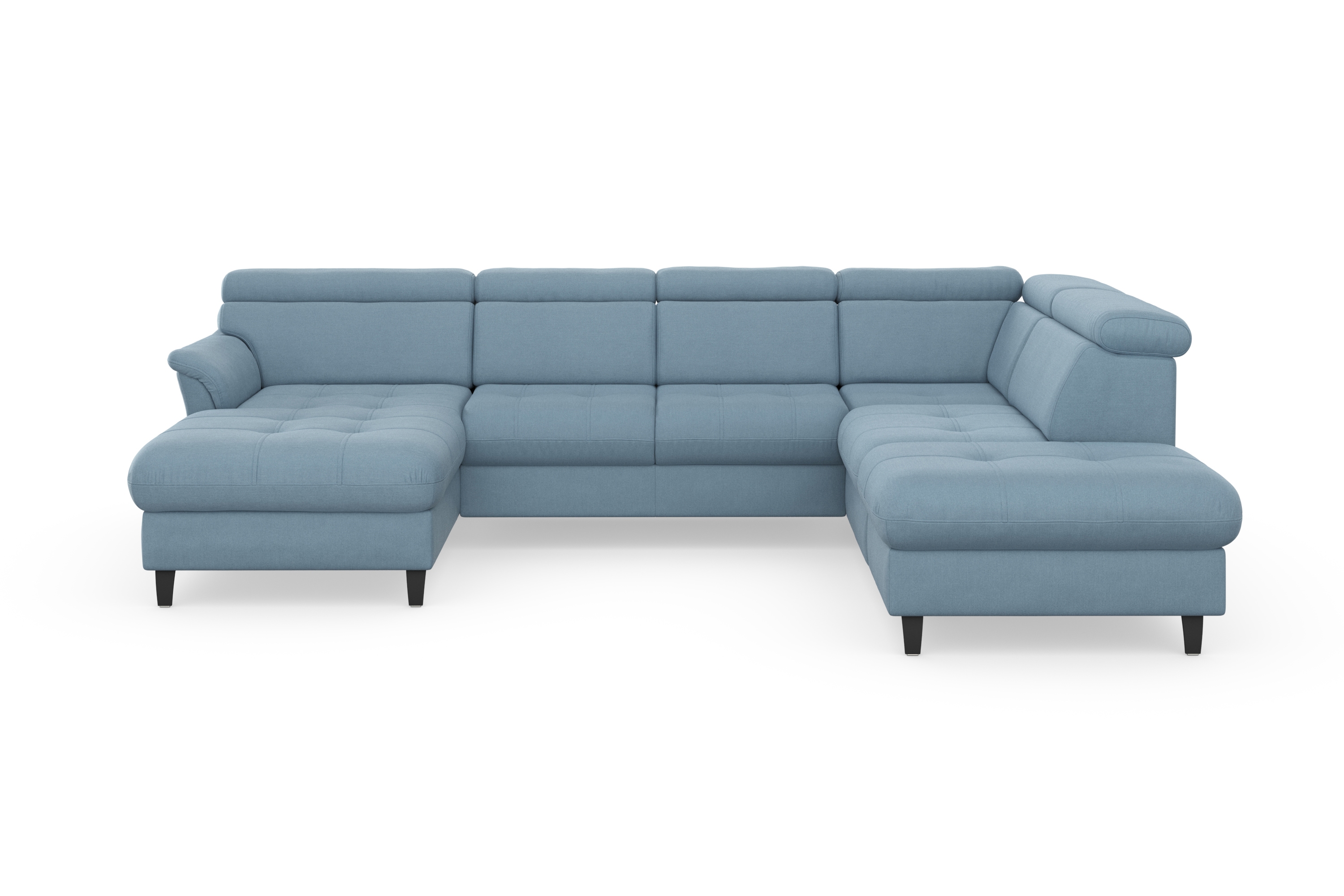 sit&more Wohnlandschaft "Marano U-Form" inklusive Kopfteilverstellung, optional Schlaffunktion & Bettkasten