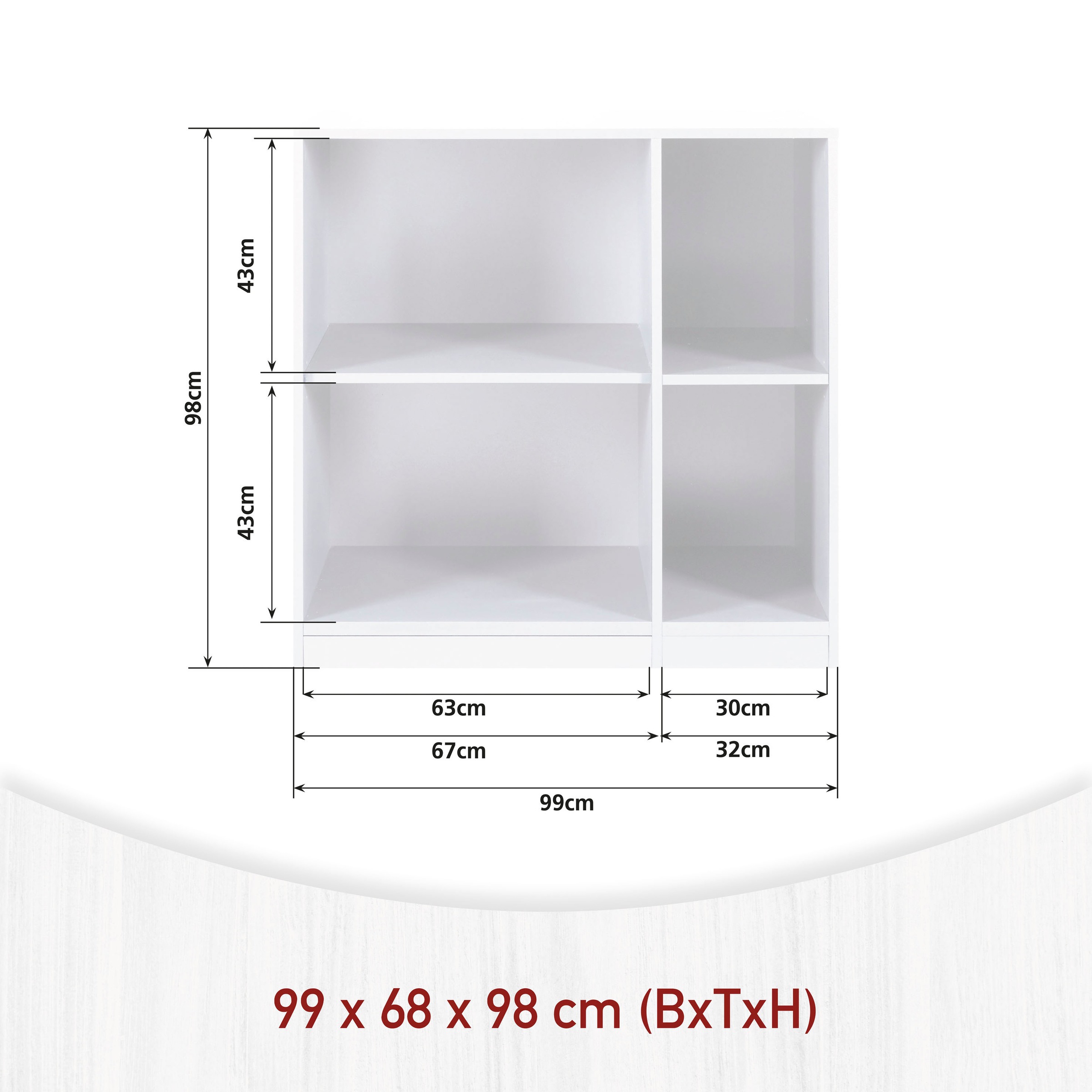 Inter Link Mehrzweckschrank-Set »Norela, Modulares Waschmaschinen-Set mit Hochschrank & Stauraum« 6 Stk. tlg.