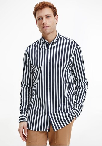 Tommy Hilfiger Langarmhemd »CASUAL KNITTED BOLD STRIPE SHIRT« kaufen