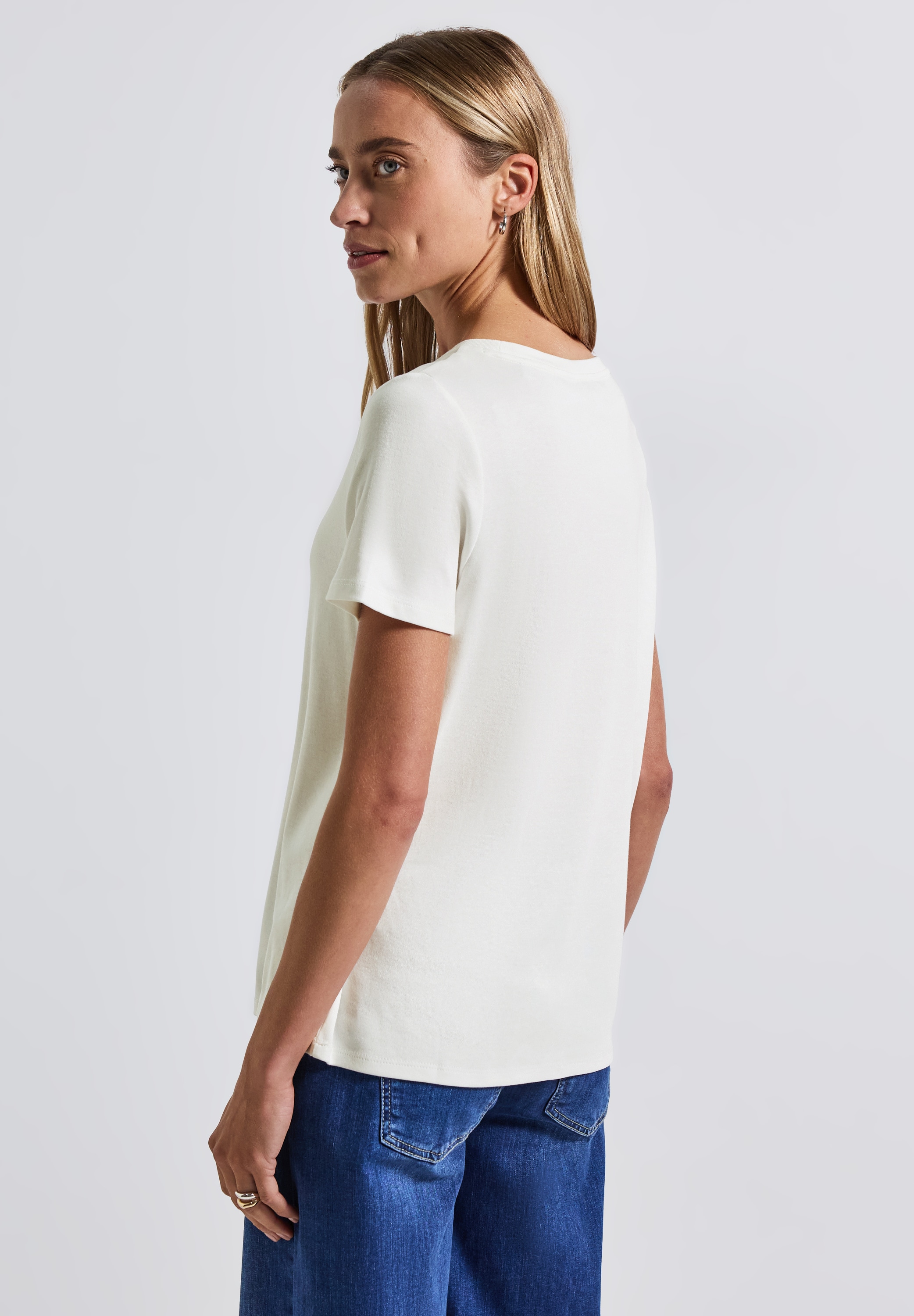 STREET ONE T-Shirt mit Wording-Print