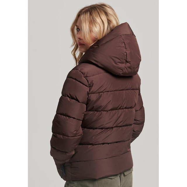 Superdry Steppjacke »HOODED SPIRIT SPORTS PUFFER«, mit Kapuze, aus  wasserabweisendem Material für kaufen | BAUR