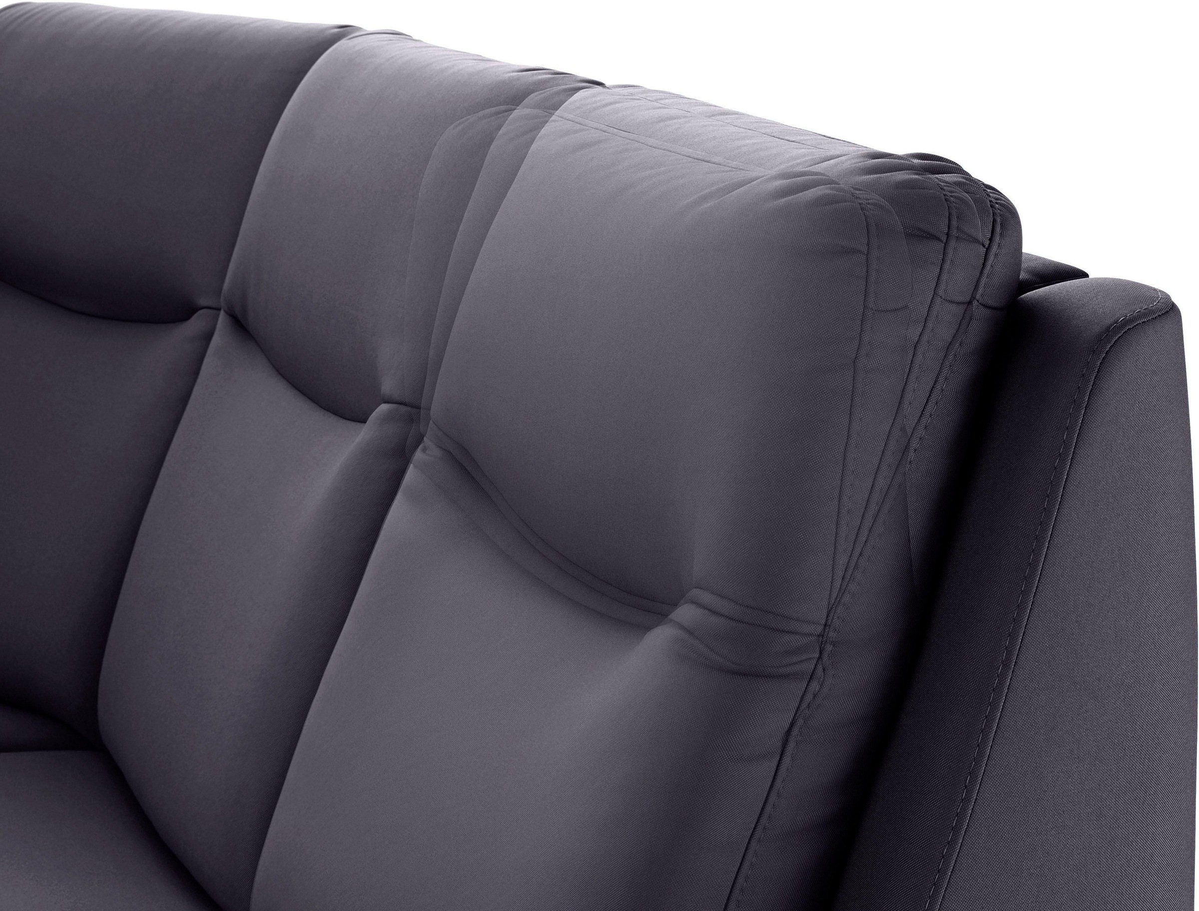 sit&more Ecksofa »Boccaccio L-Form«, mit Federkern und Kopfteilverstellung, wahlweise mit Bettfunktion