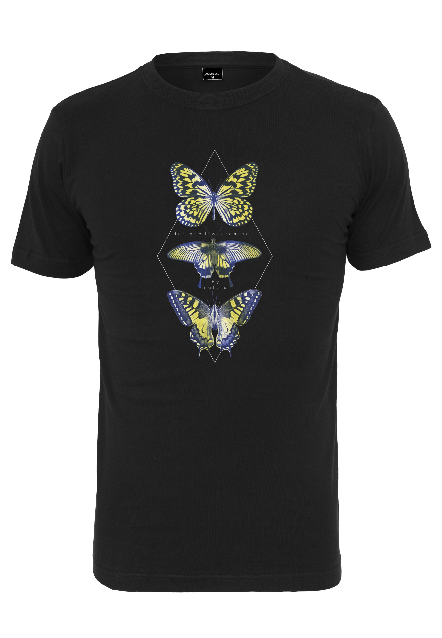 MisterTee T-Shirt "MisterTee Herren Butterfly Night Tee" 1 Stk.