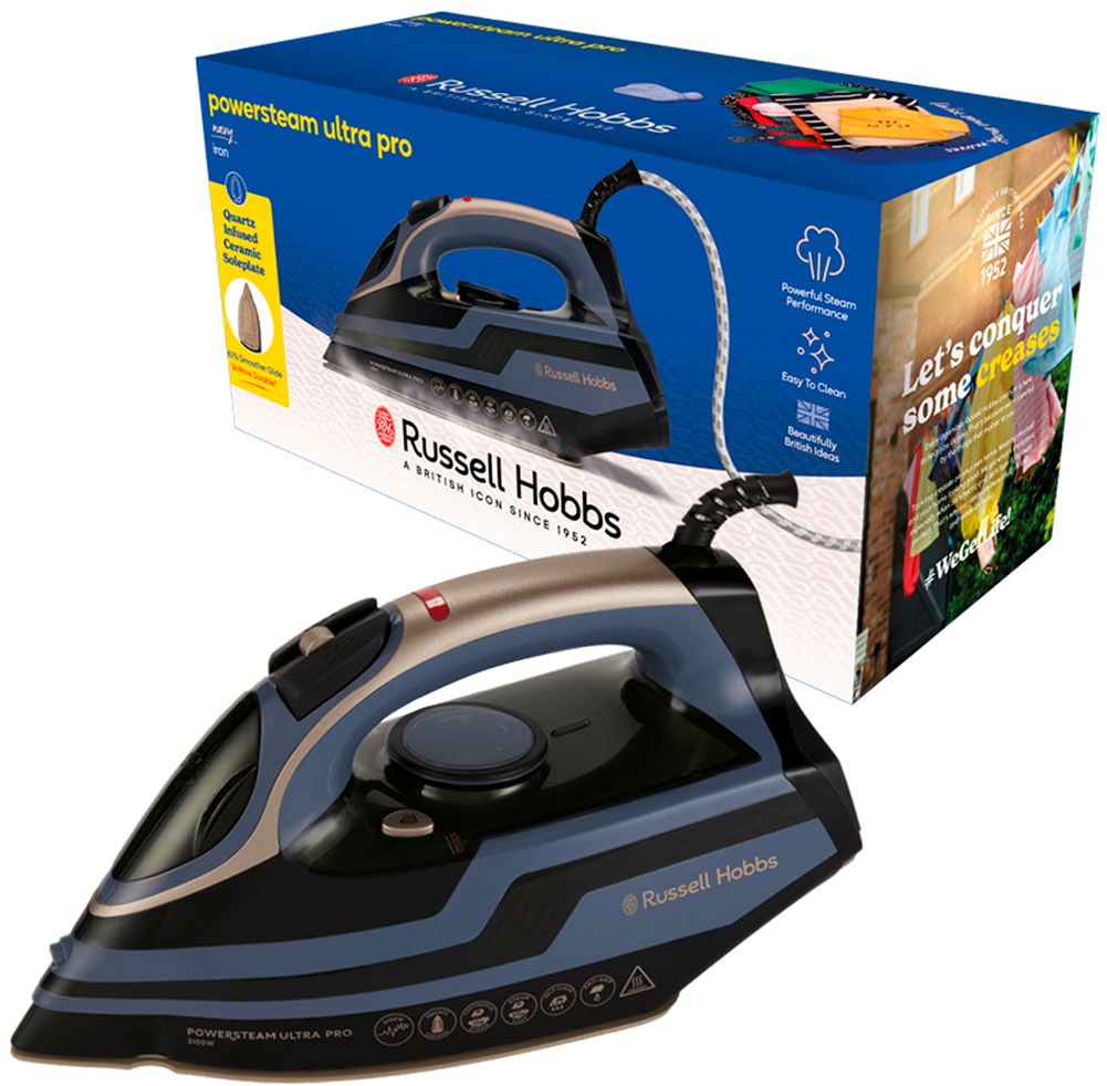 RUSSELL HOBBS Dampfbügeleisen "28630-56, Selbstreinigung" 3100 W Keramik-Bü günstig online kaufen